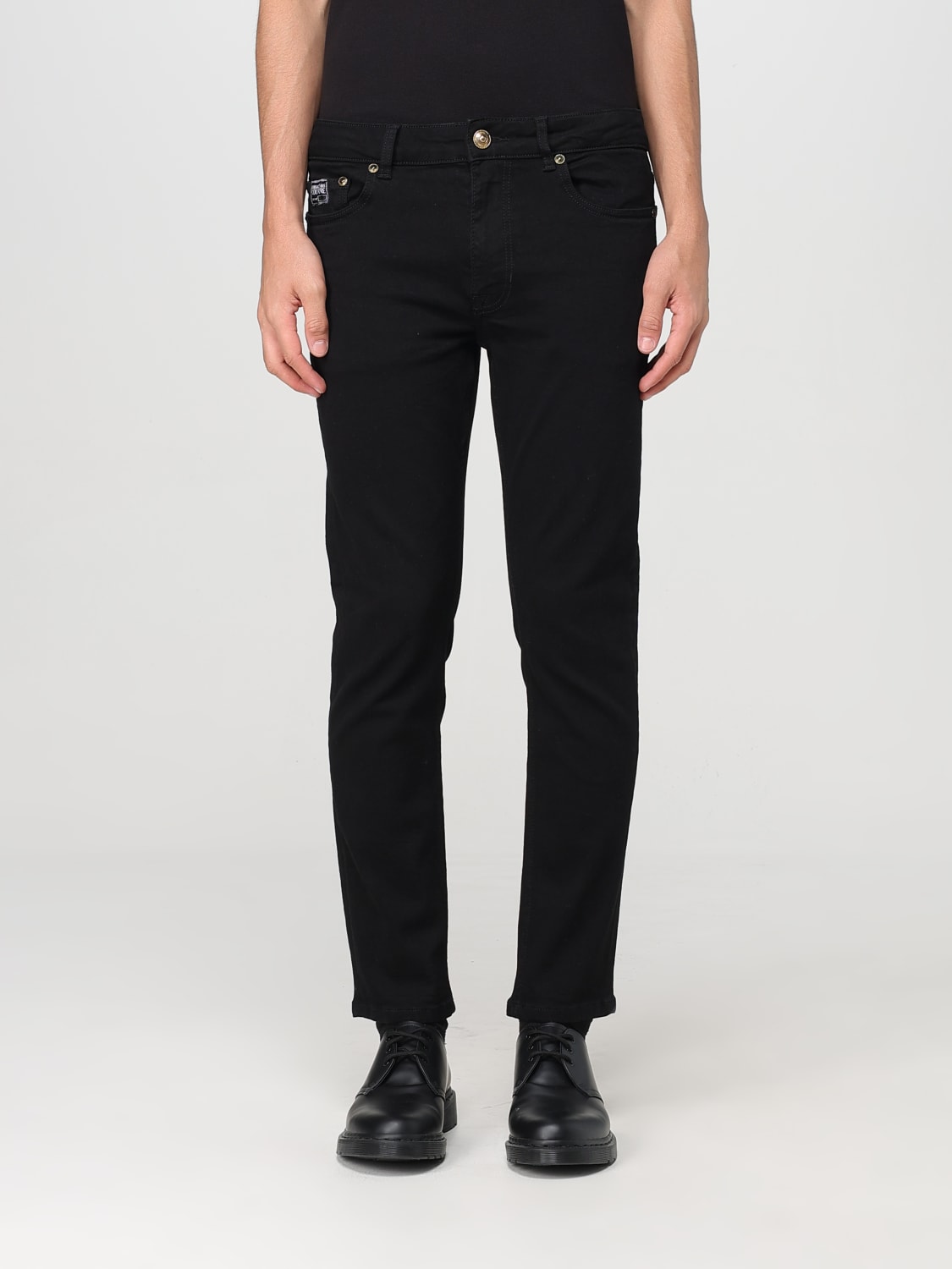 VERSACE JEANS COUTURE JEANS: Pants men Versace Jeans Couture, Black - Img 1