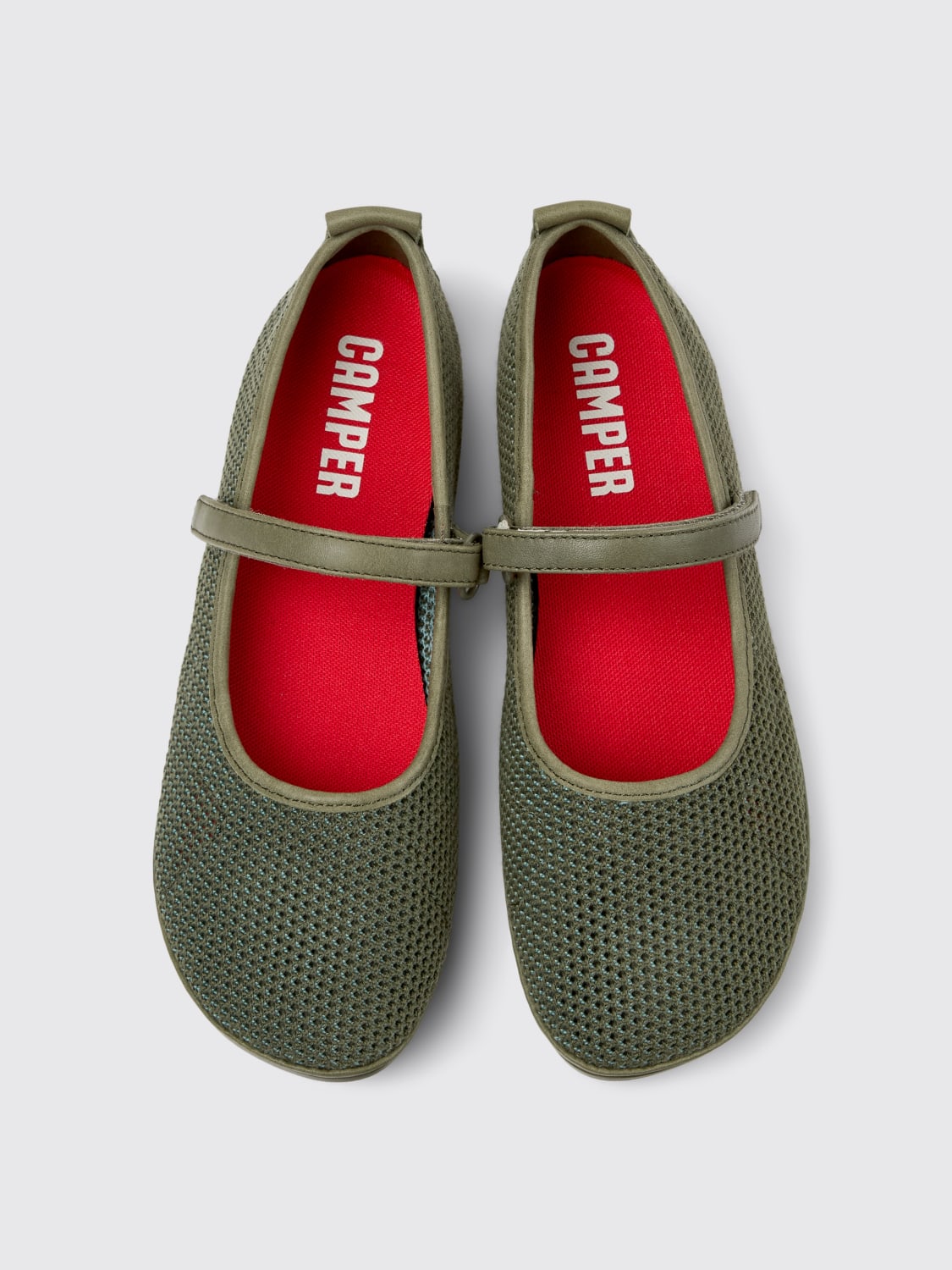 CAMPER BALLET FLAT: Ballet flats woman Camper, Green - Img 4