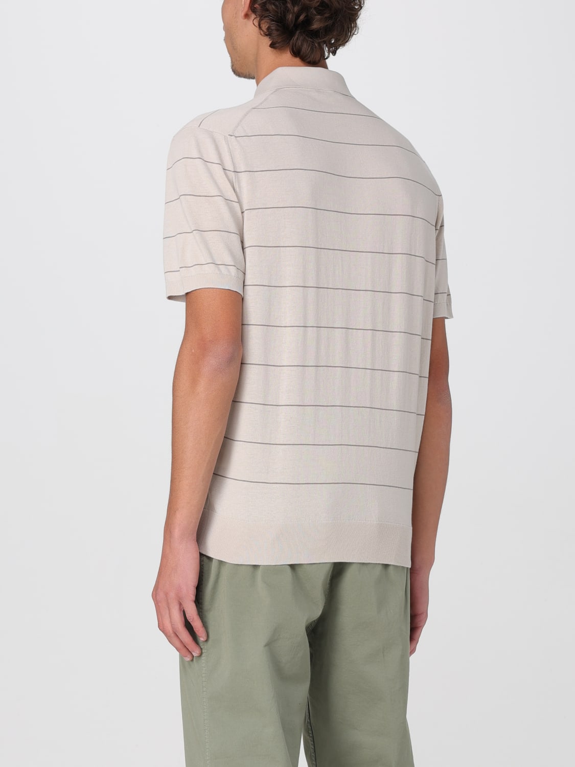 CORNELIANI POLO SHIRT: Sweater men Corneliani, Beige - Img 2