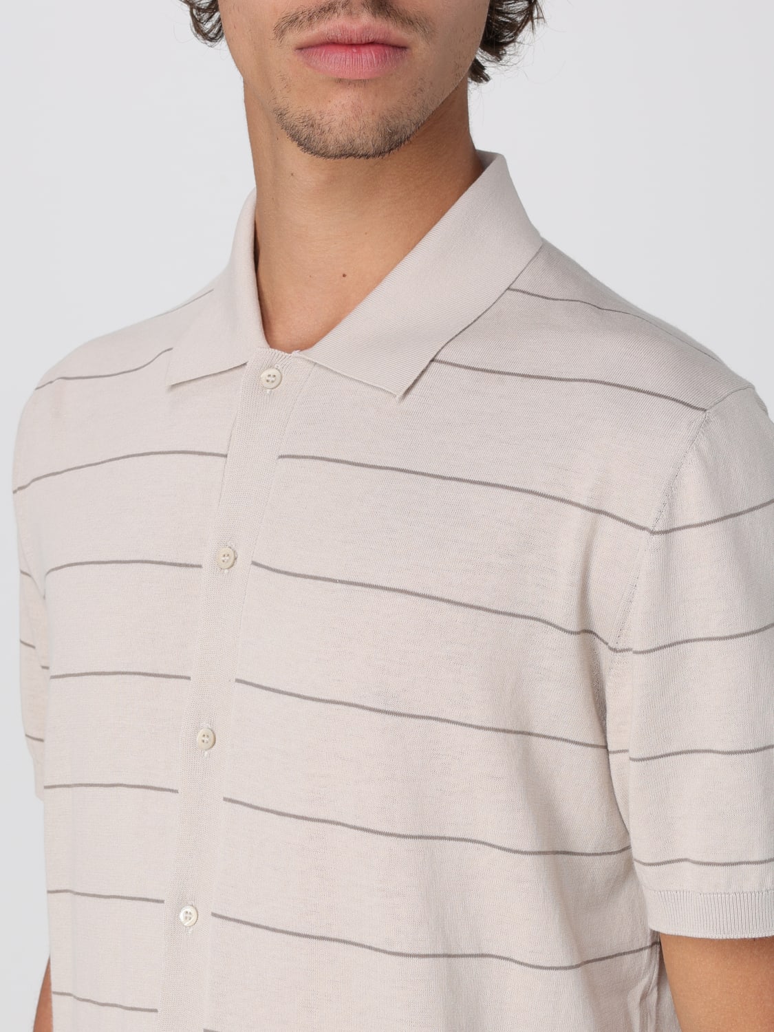 CORNELIANI POLO SHIRT: Sweater men Corneliani, Beige - Img 3