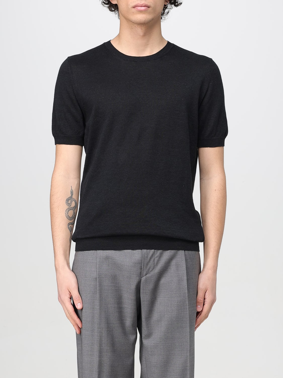 TAGLIATORE SWEATER: Tagliatore sweater, Black - Img 1