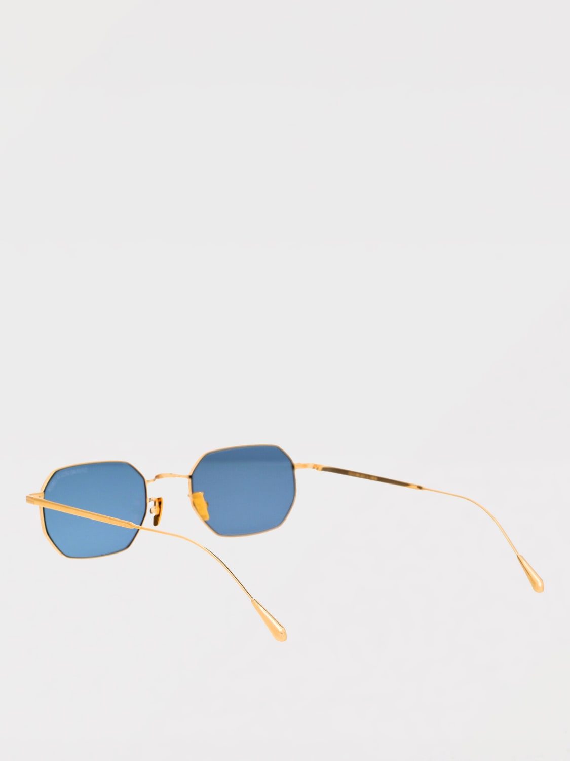 CUTLER & GROSS OCCHIALI DA SOLE: Occhiali da sole 0005 Cutler & Gross in metallo placcato oro , Oro - Img 3