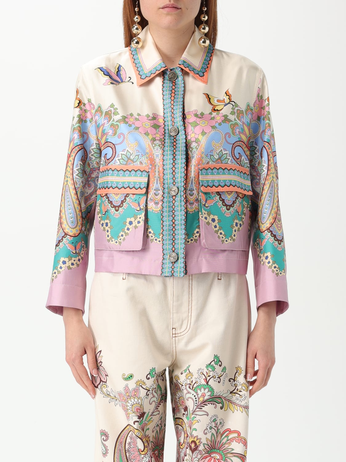 ジャケット ETRO Woman Jacket Multicolor WRBA004099SP1C0 X0874 ETRO: Jacket woman - Multicolor | Etro jacket