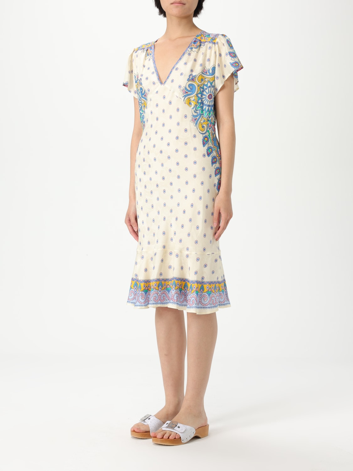 ワンピース ETRO Woman Dress Beige WRHA025399SP5C0 X0802 ETRO: Dress woman - Beige | Etro dress WRHA0299AV618 online
