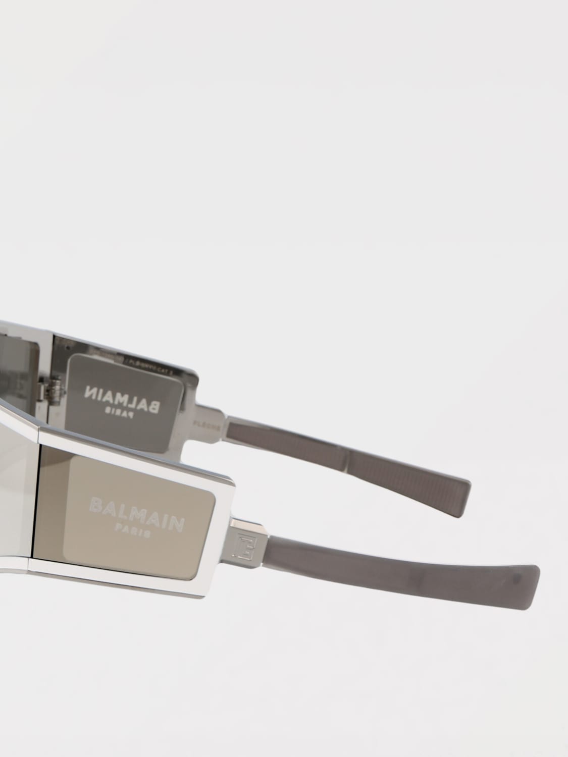 BALMAIN SUNGLASSES: Sunglasses men Balmain, Grey - Img 4