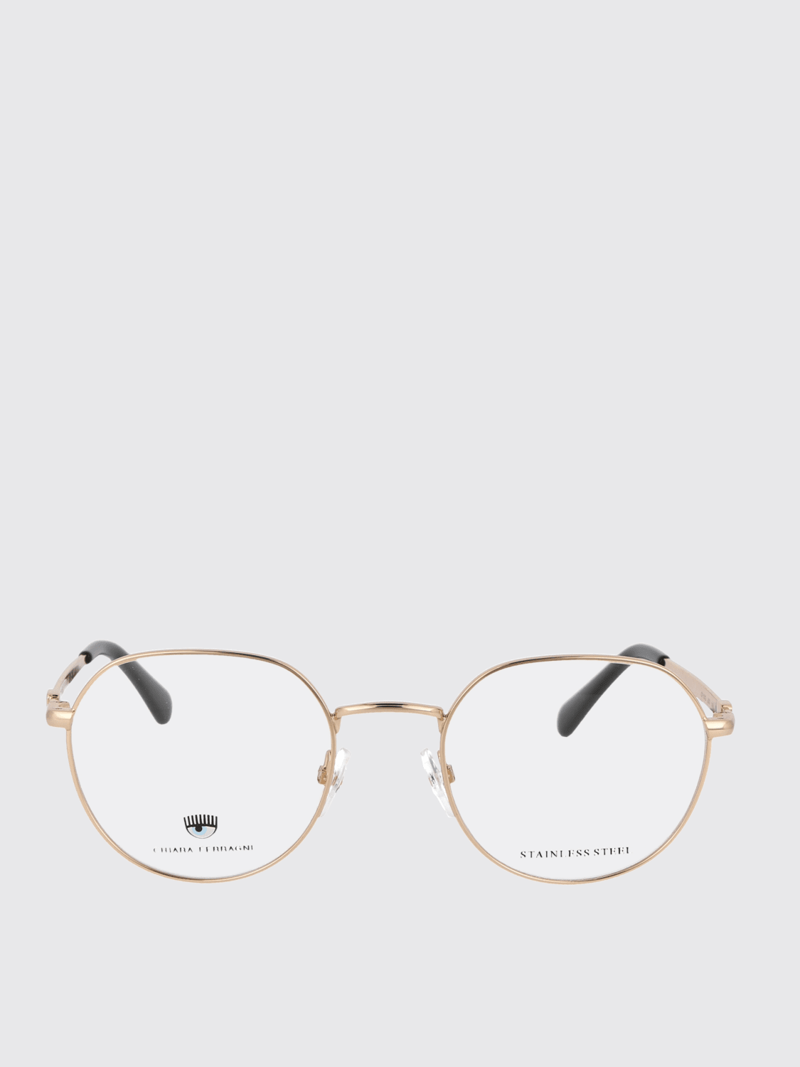 CHIARA FERRAGNI OPTICAL FRAMES: Optical frames woman Chiara Ferragni, Gold - Img 2