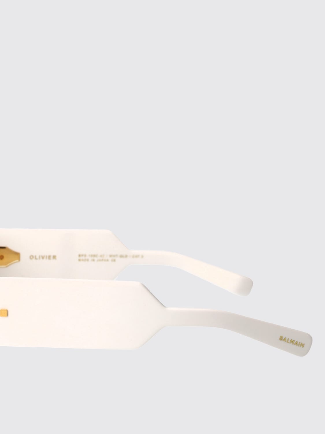 BALMAIN SUNGLASSES: Sunglasses men Balmain, White - Img 4