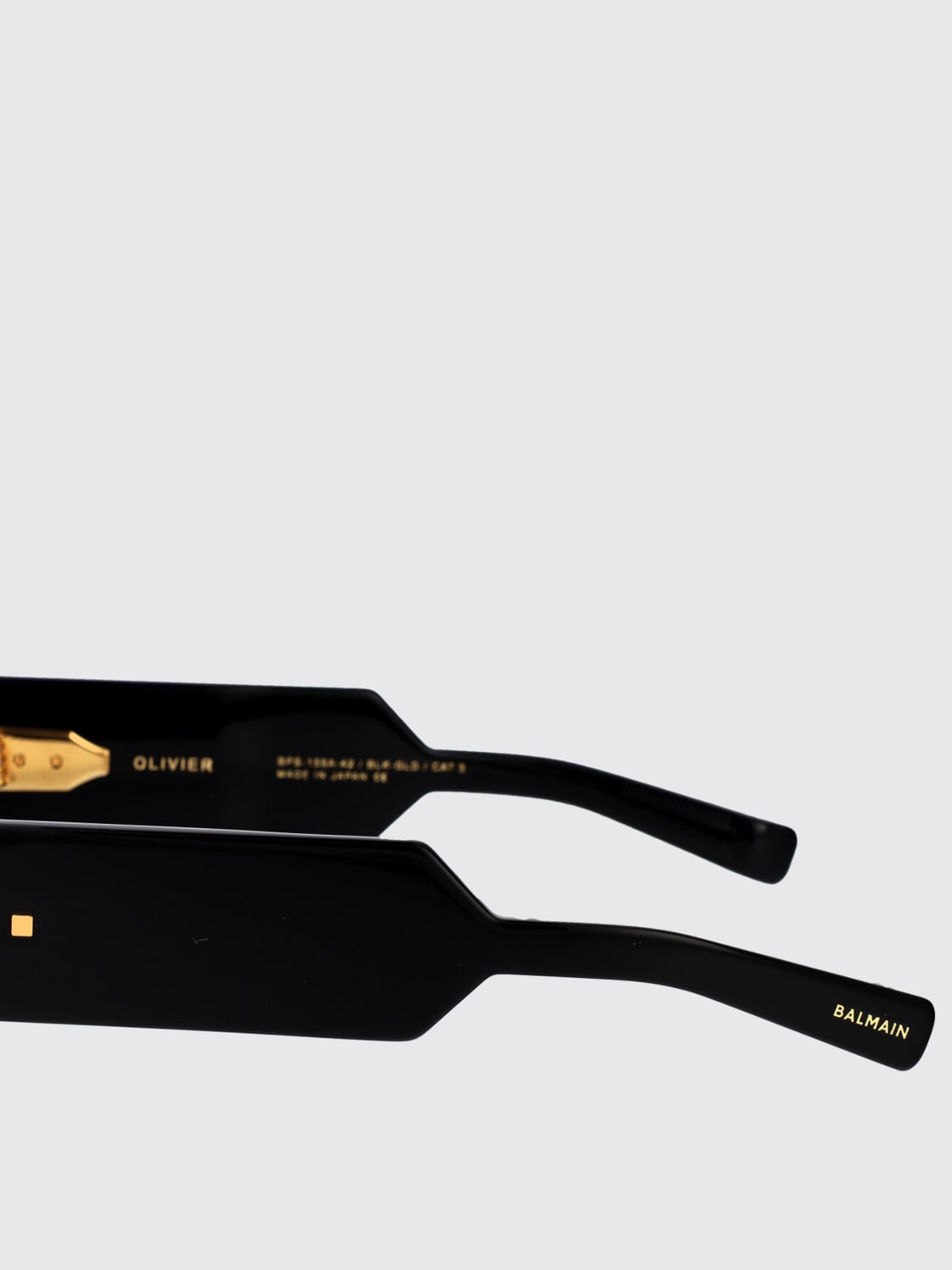 BALMAIN OCCHIALI DA SOLE: Occhiali da sole Olivier Balmain in acetato , Nero - Img 4