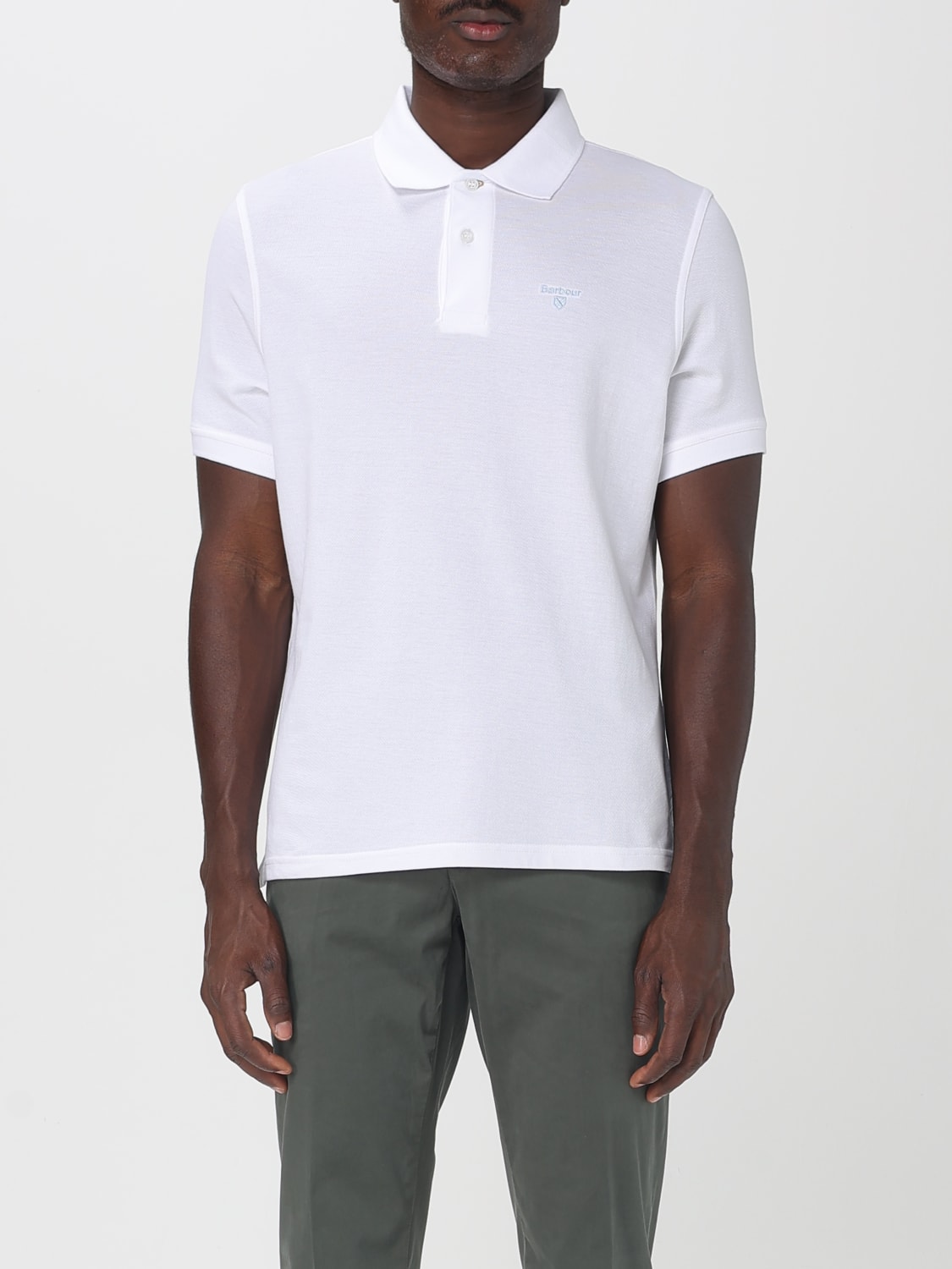 BARBOUR POLO SHIRT: Polo shirt men Barbour, White - Img 1