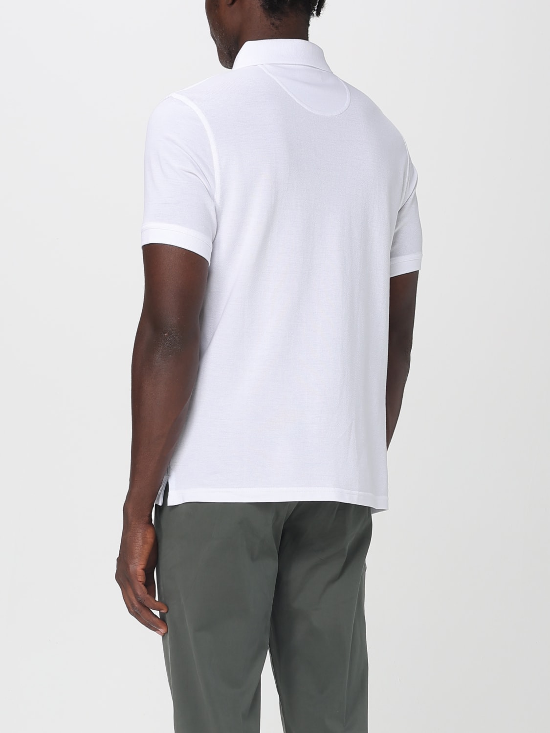 BARBOUR POLO SHIRT: Polo shirt men Barbour, White - Img 2