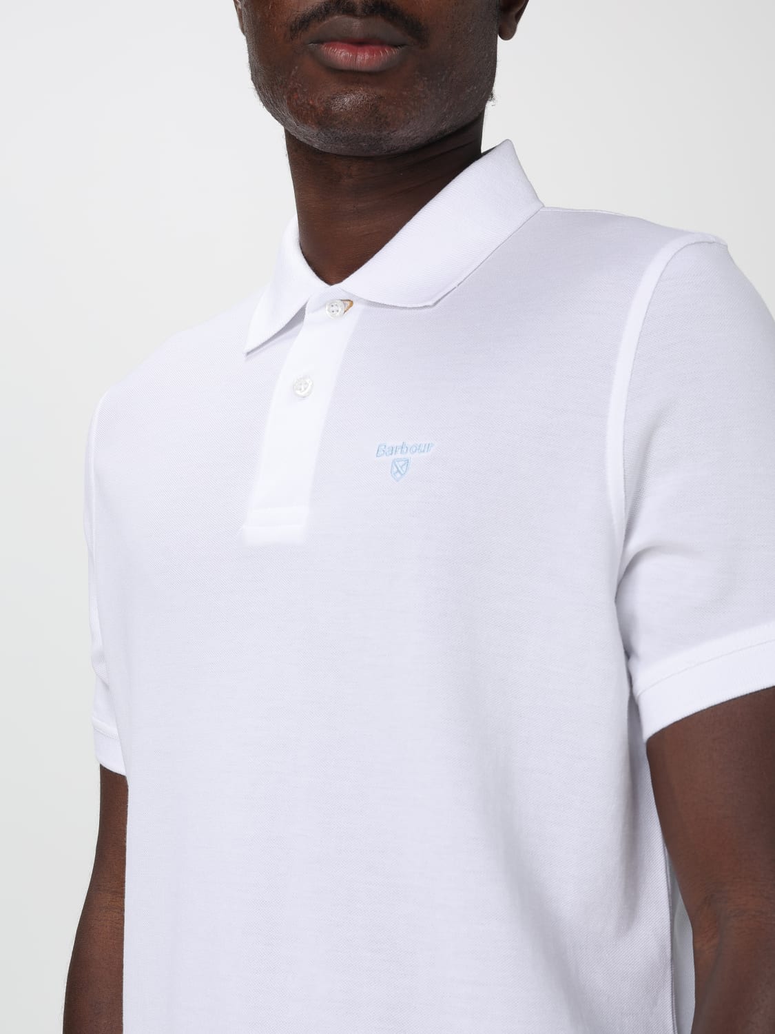 BARBOUR POLO SHIRT: Polo shirt men Barbour, White - Img 3