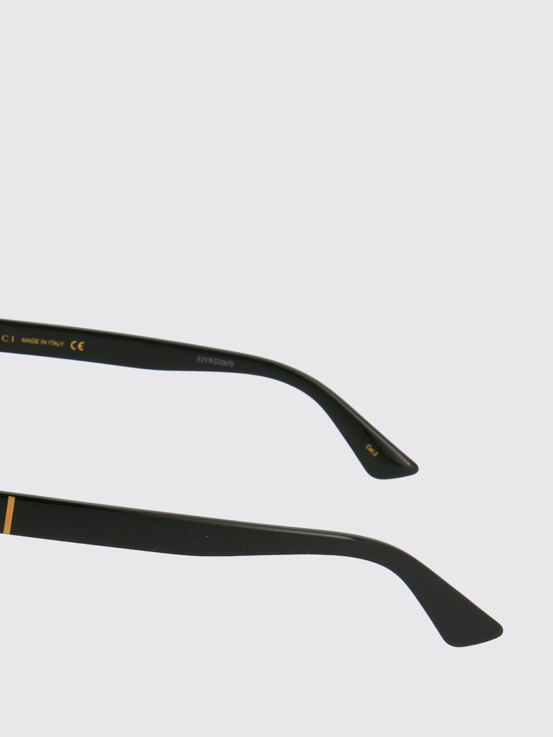 GUCCI SUNGLASSES: Sunglasses men Gucci, Black - Img 3