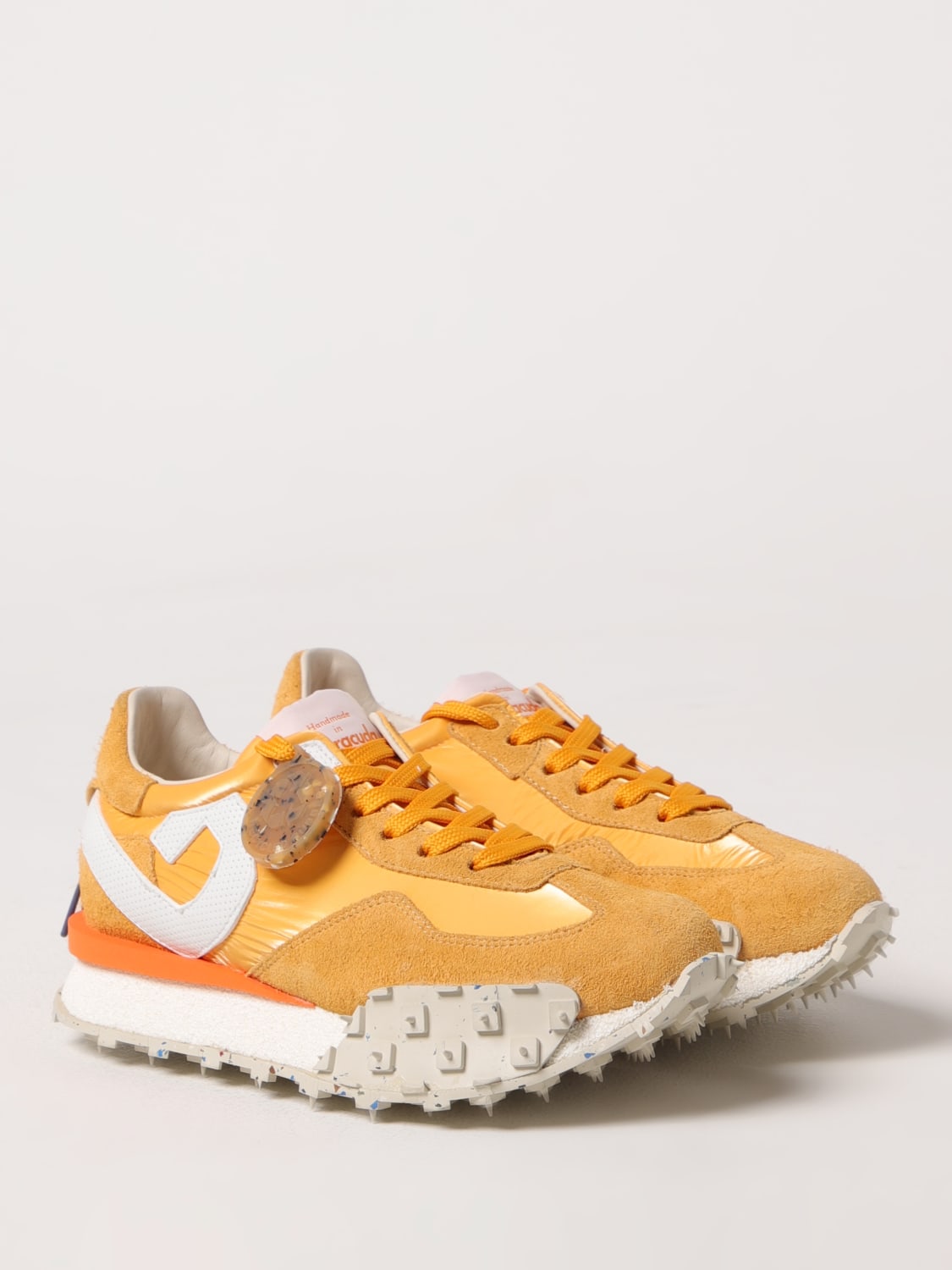 BARRACUDA SNEAKERS: Sneakers Impact Barracuda in camoscio e nylon , Giallo - Img 2