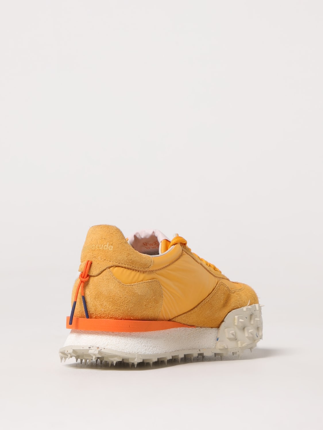 BARRACUDA SNEAKERS: Sneakers Impact Barracuda in camoscio e nylon , Giallo - Img 3