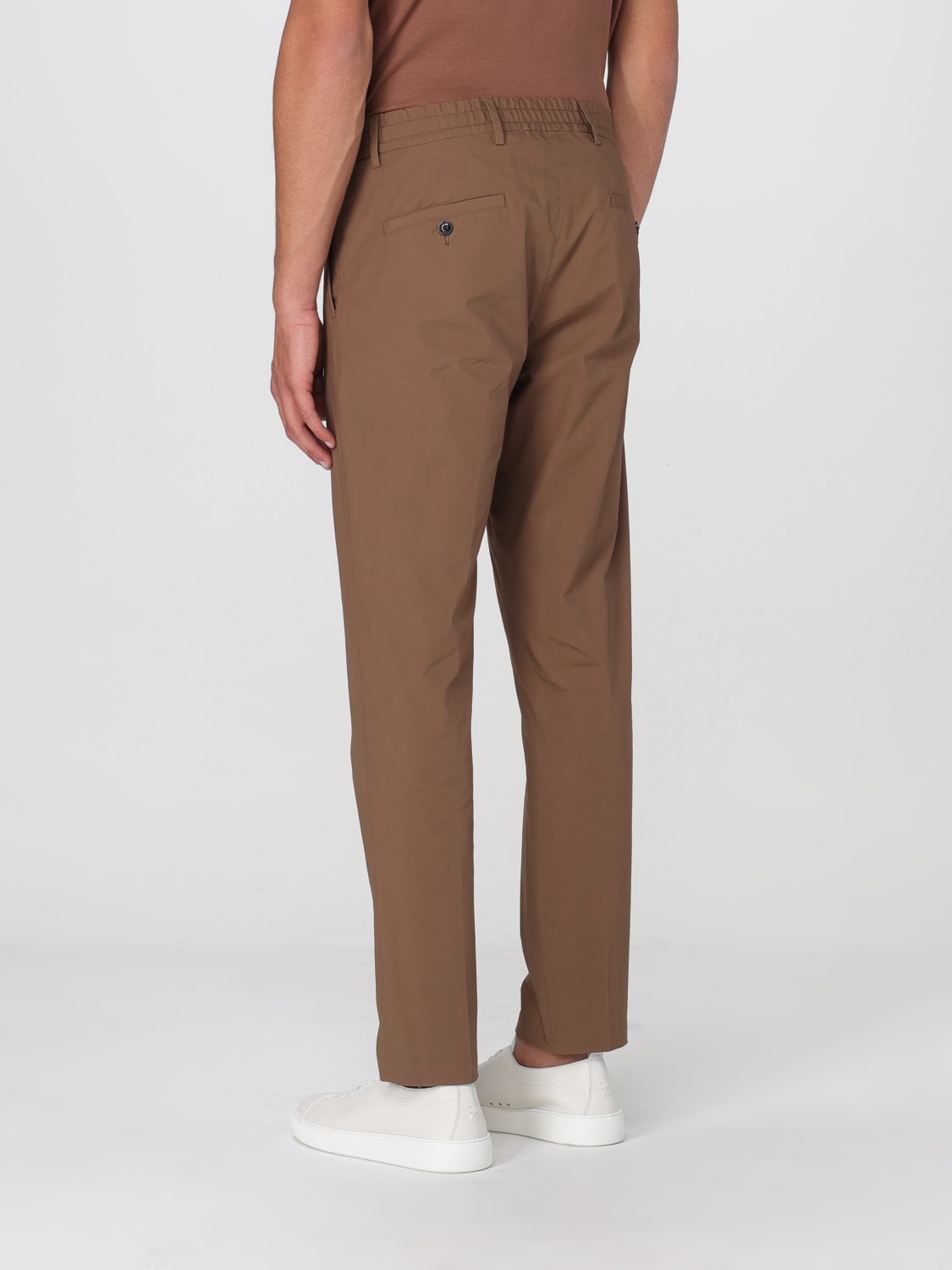 DANIELE ALESSANDRINI PANTALONE: Pantalone Daniele Alessandrini in misto cotone , Cacao - Img 3