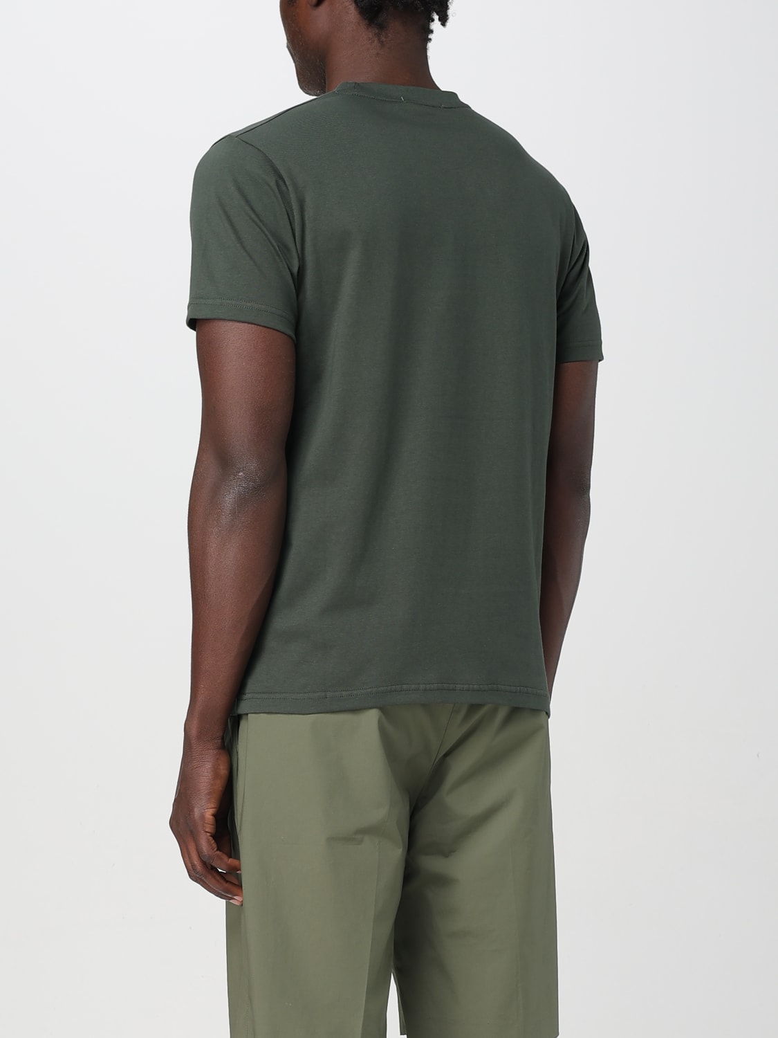 DANIELE ALESSANDRINI T-SHIRT: T-shirt basic Daniele Alessandrini, Militare - Img 2