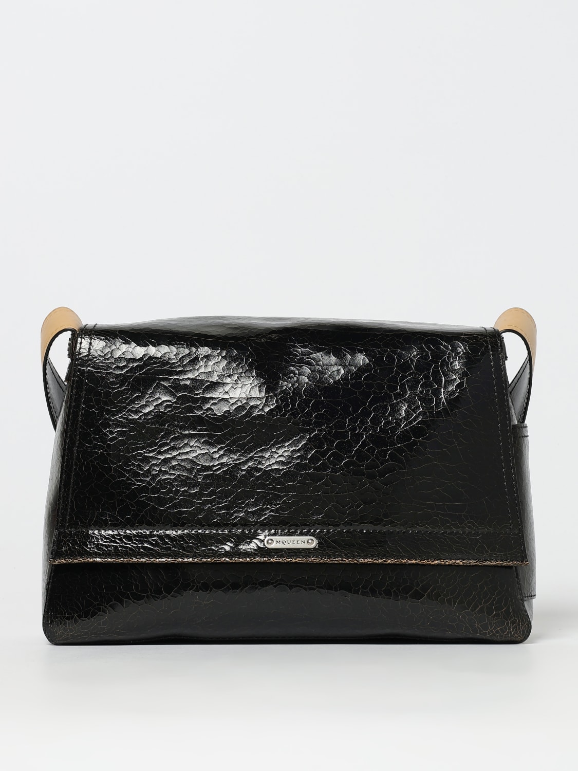 MCQUEEN SHOULDER BAG: Bags men McQueen, Black - Img 1