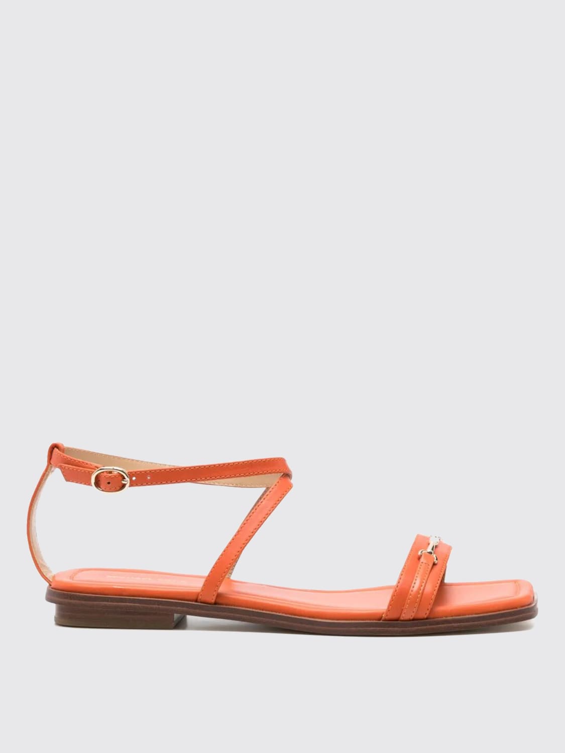 MICHAEL KORS FLAT SANDAL: Shoes woman Michael Kors, Orange - Img 1