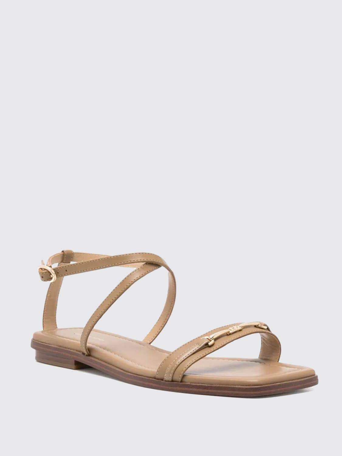 MICHAEL KORS FLAT SANDAL: Shoes woman Michael Kors, Beige - Img 2