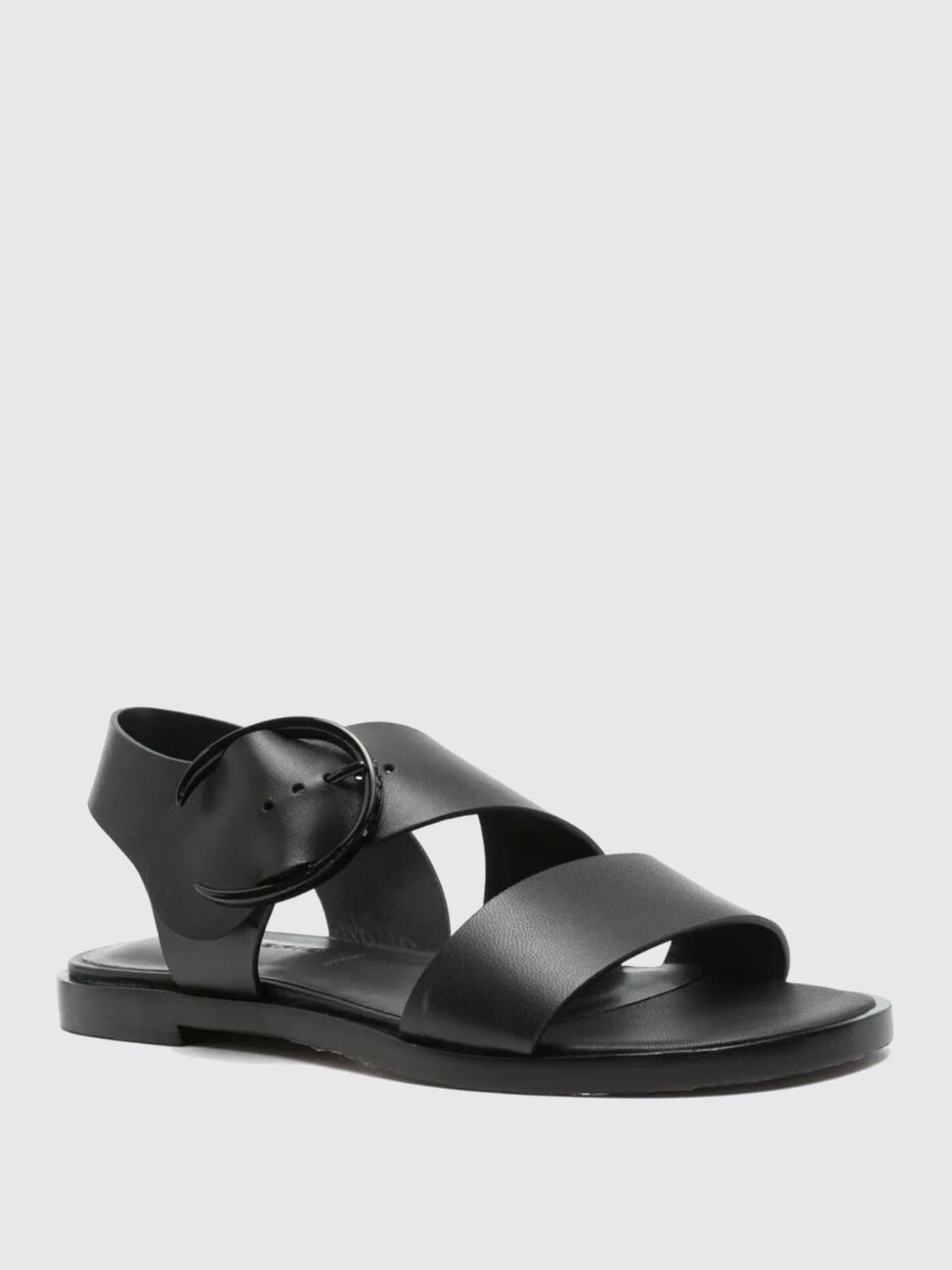 ROBERT CLERGERIE SANDALI BASSO: Sandalo Ilona Robert Clergerie in pelle , Nero - Img 2