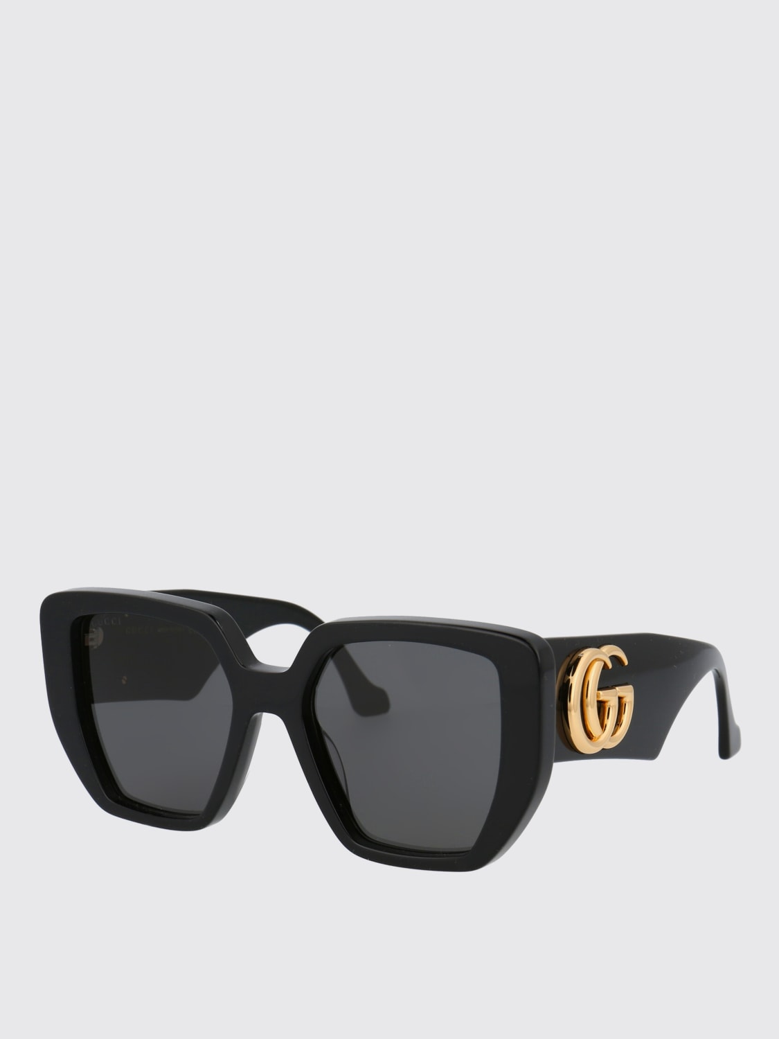 GUCCI OCCHIALI DA SOLE: Occhiali da sole GG0956S Gucci in acetato, Nero - Img 1