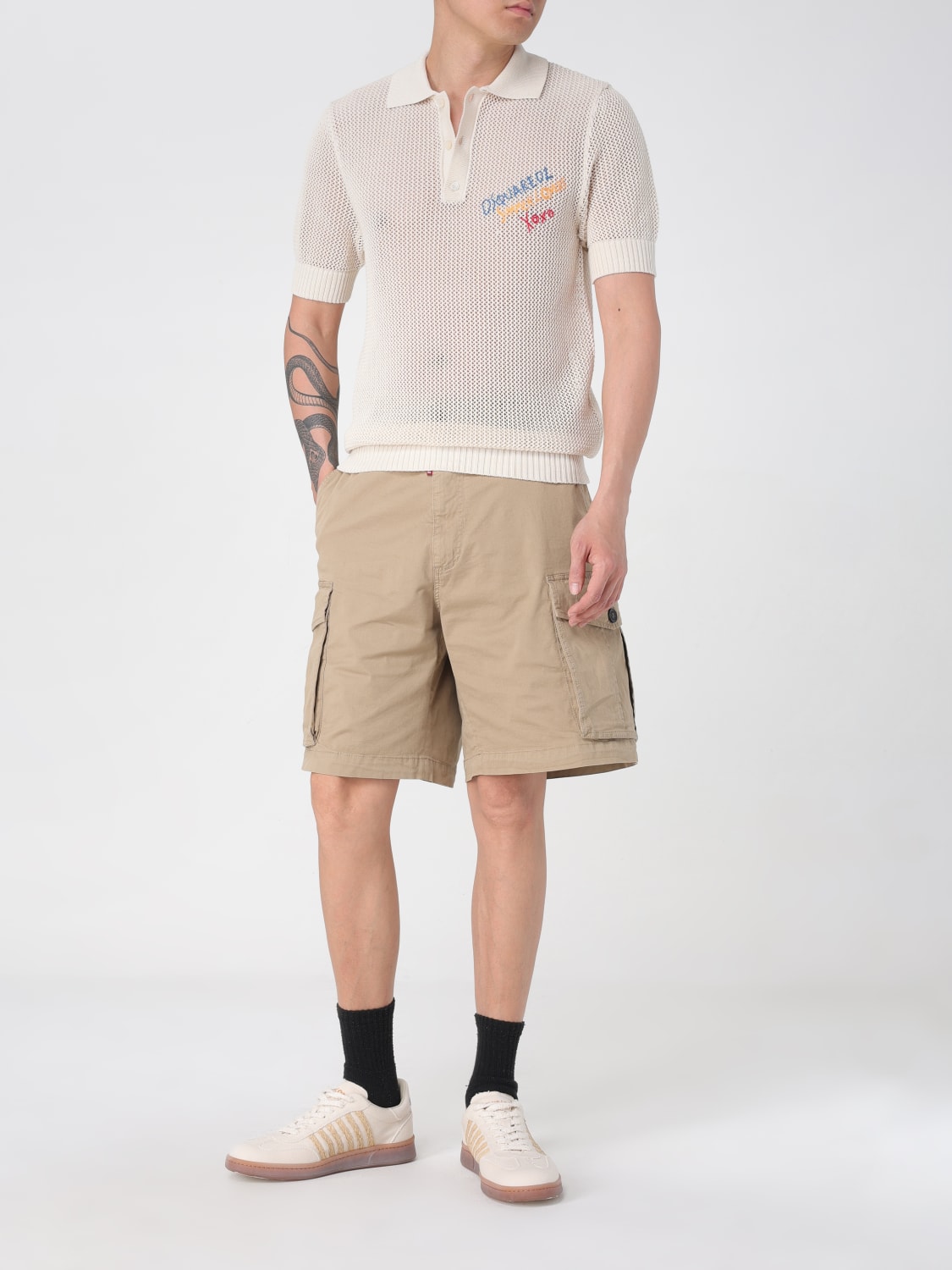 DSQUARED2 SHORTS: Short men Dsquared2, Beige - Img 2