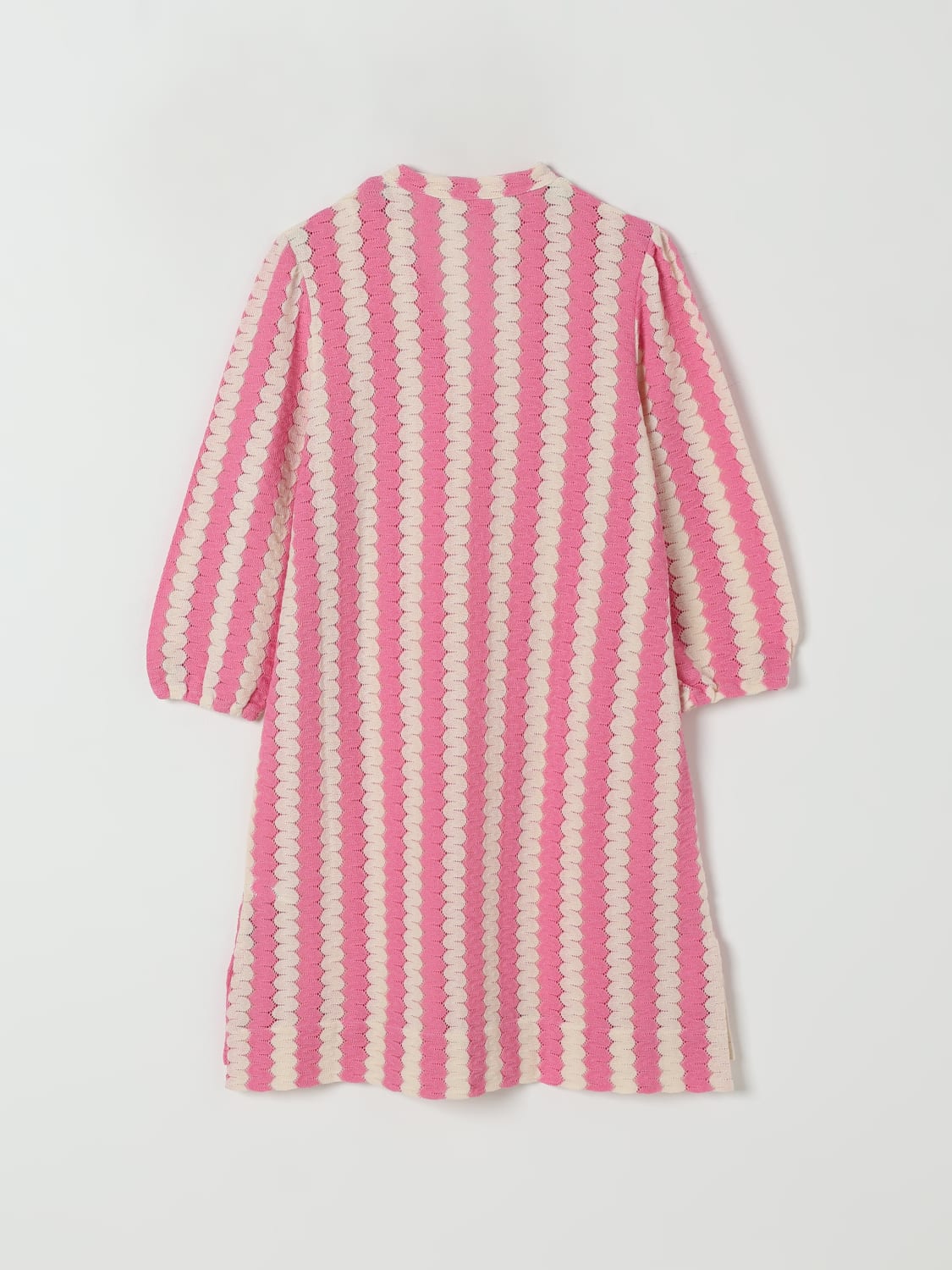 MC2 SAINT BARTH ABITO: Abito in cotone a zig zag Mc2 Saint Barth, Rosa - Img 2