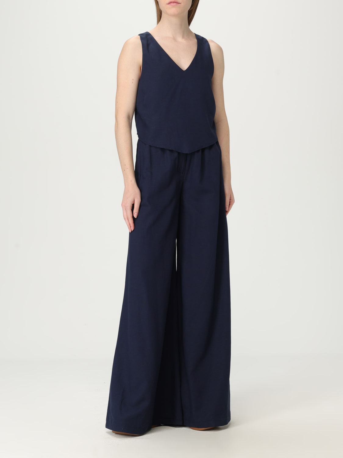 パンツ KAOS Woman Pants Blue RPJCO011 3003 KAOS: Pants woman - Blue | Kaos pants RPJCO011 online at