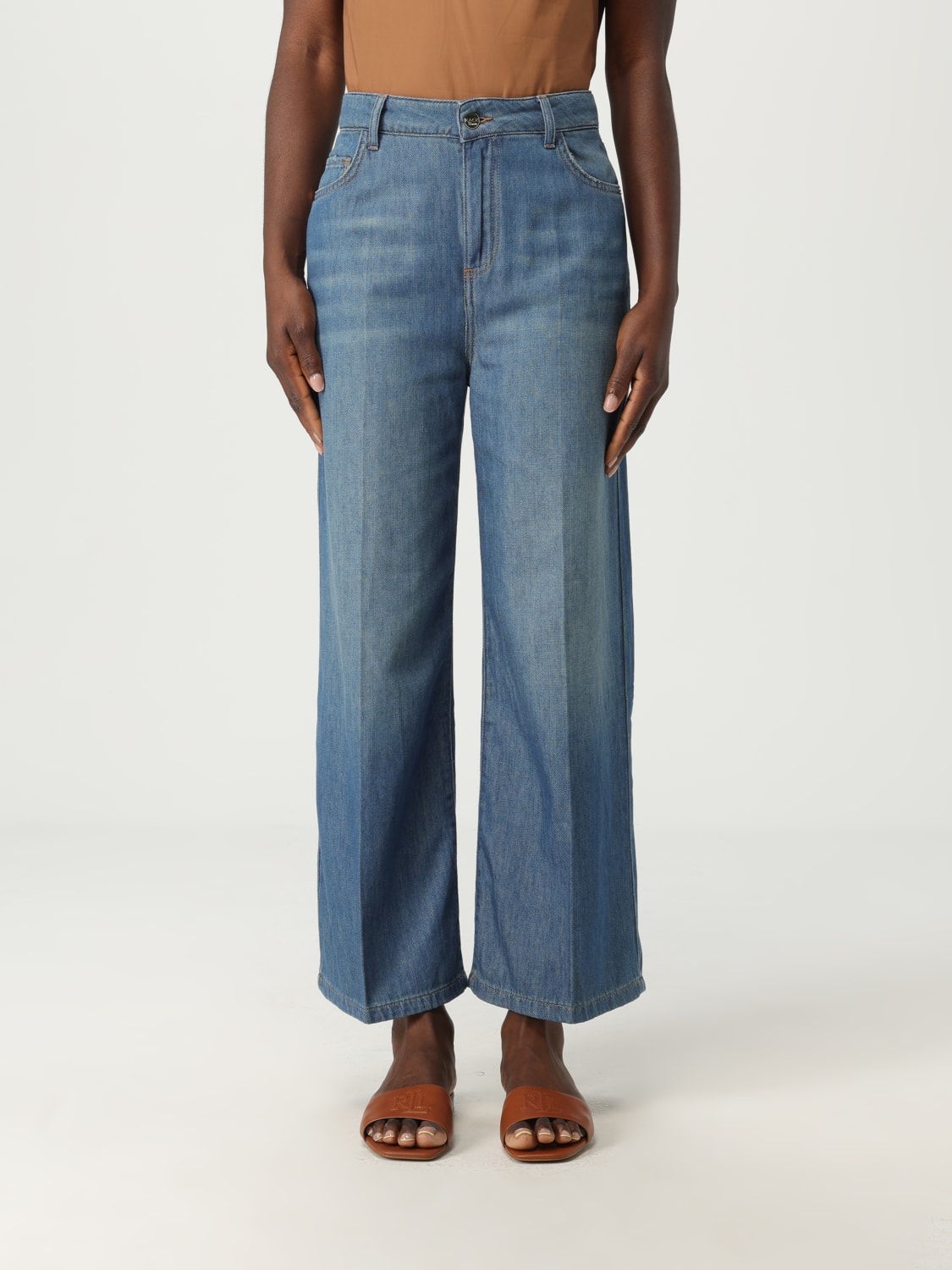 デニム・ジーパン KAOS Woman Jeans Denim RP6MG001 3019 KAOS: Jeans woman - Denim | Kaos jeans RP6MG001 online at
