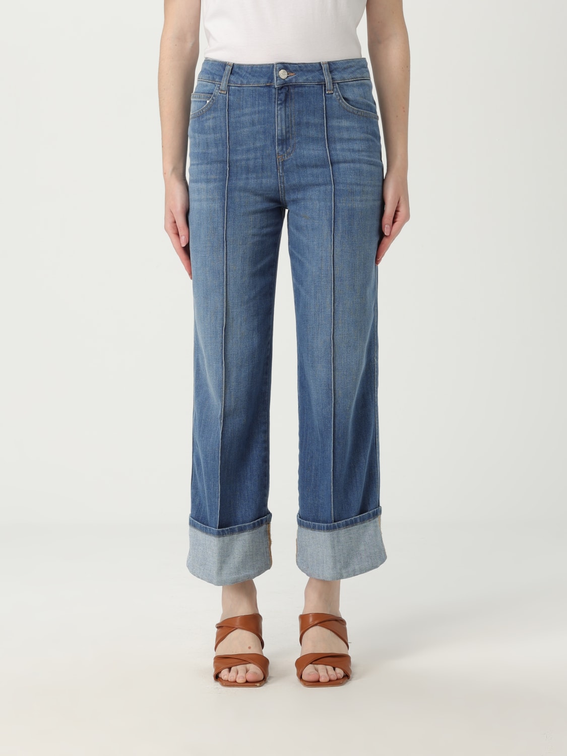 デニム・ジーパン KAOS Woman Jeans Denim RP6MG015 3019 KAOS: Jeans woman - Denim | Kaos jeans RP6MG015 online at