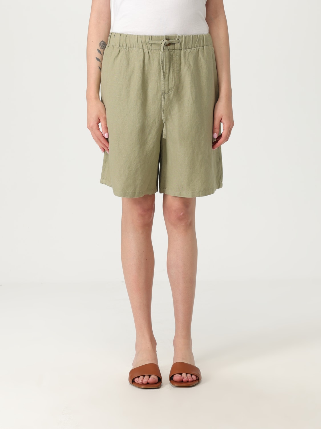 ショートパンツ SUN68 Woman Short Green P35217 84 SUN68: Short woman - Green | SUN68 short P35217 online at