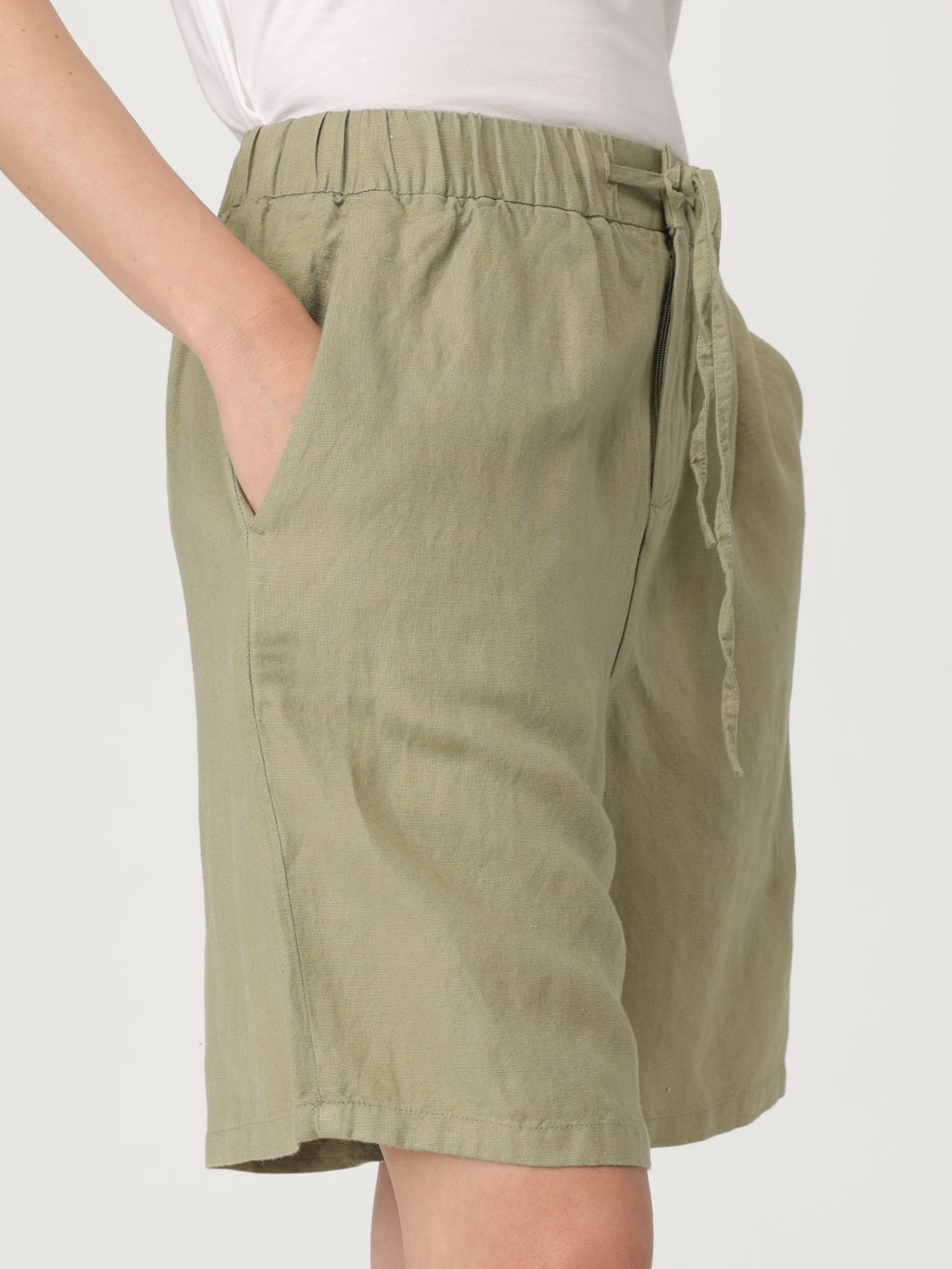 ショートパンツ SUN68 Woman Short Green P35217 84 Sun68 P35217 Woman Green Shorts - Zuklat