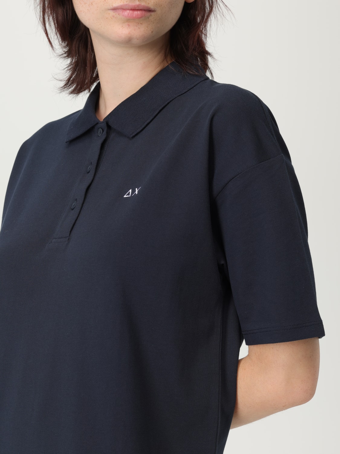 ワンピース SUN68 Woman Dress Blue A35207 07 SUN68: Dress woman - Blue | SUN68 dress A35207 online at