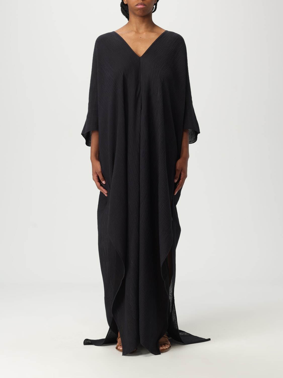 TALLER MARMO DRESS: Wrap-skirt woman Taller Marmo, Black - Img 1