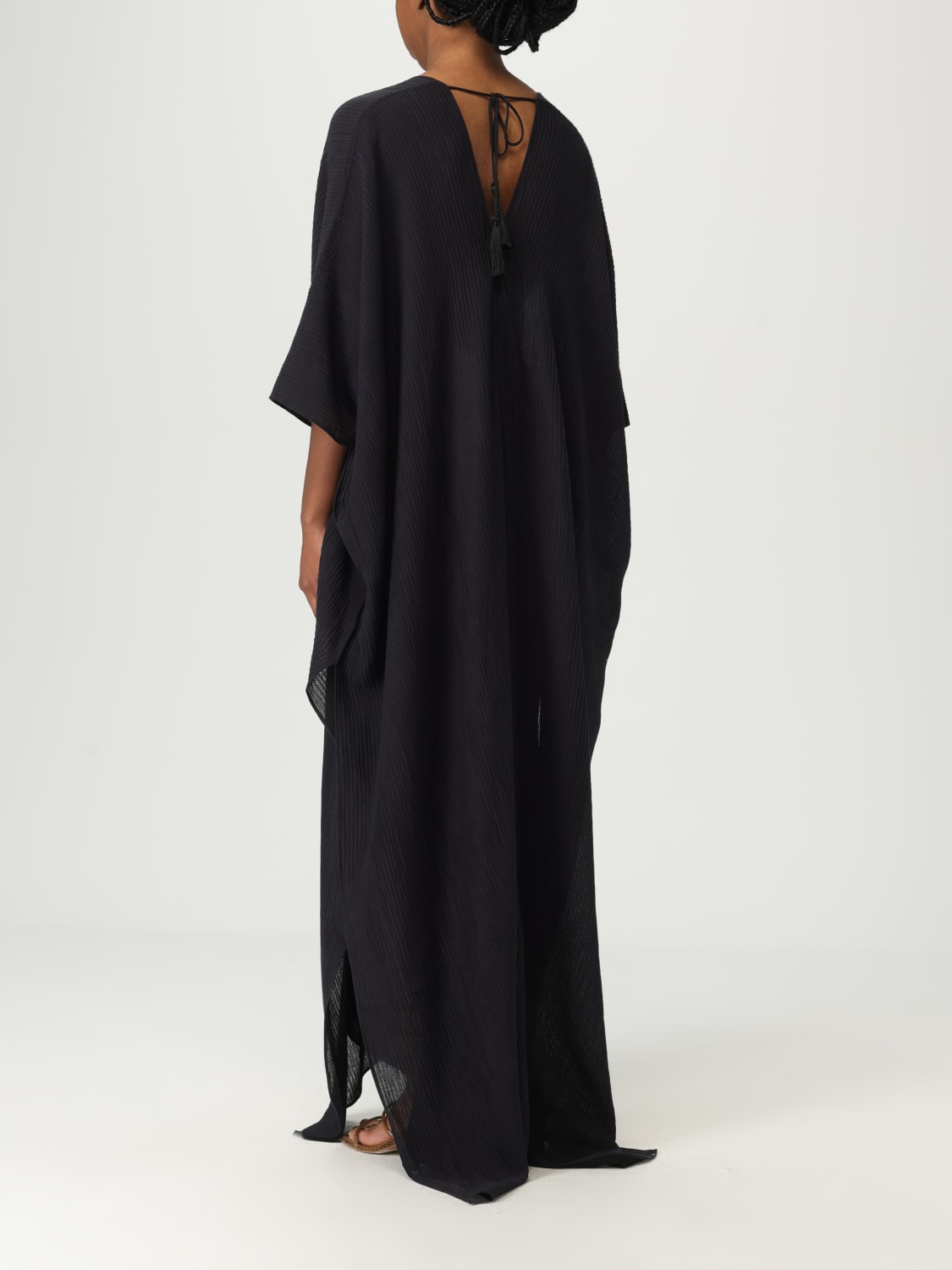 TALLER MARMO DRESS: Wrap-skirt woman Taller Marmo, Black - Img 2
