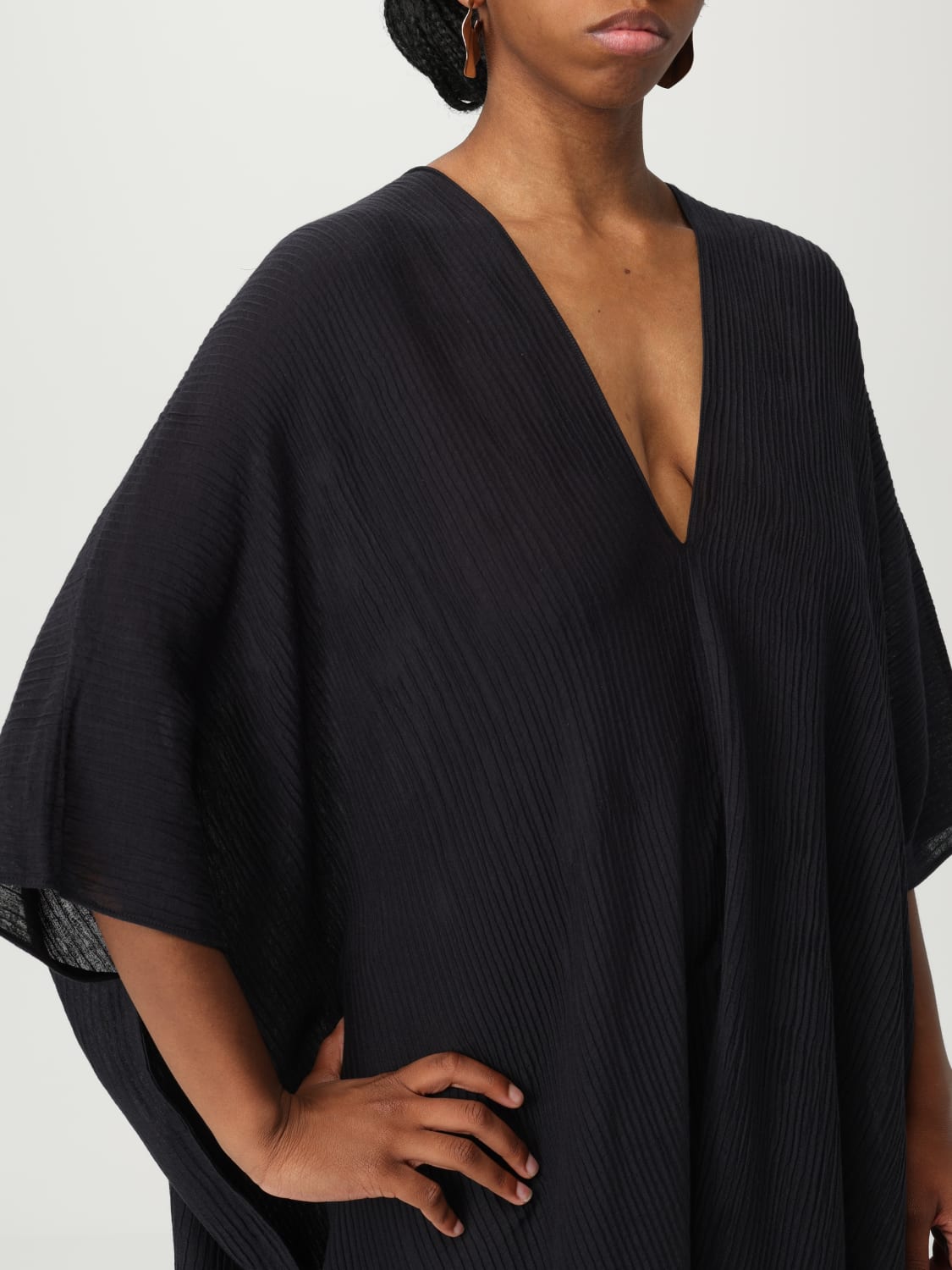 TALLER MARMO DRESS: Wrap-skirt woman Taller Marmo, Black - Img 4