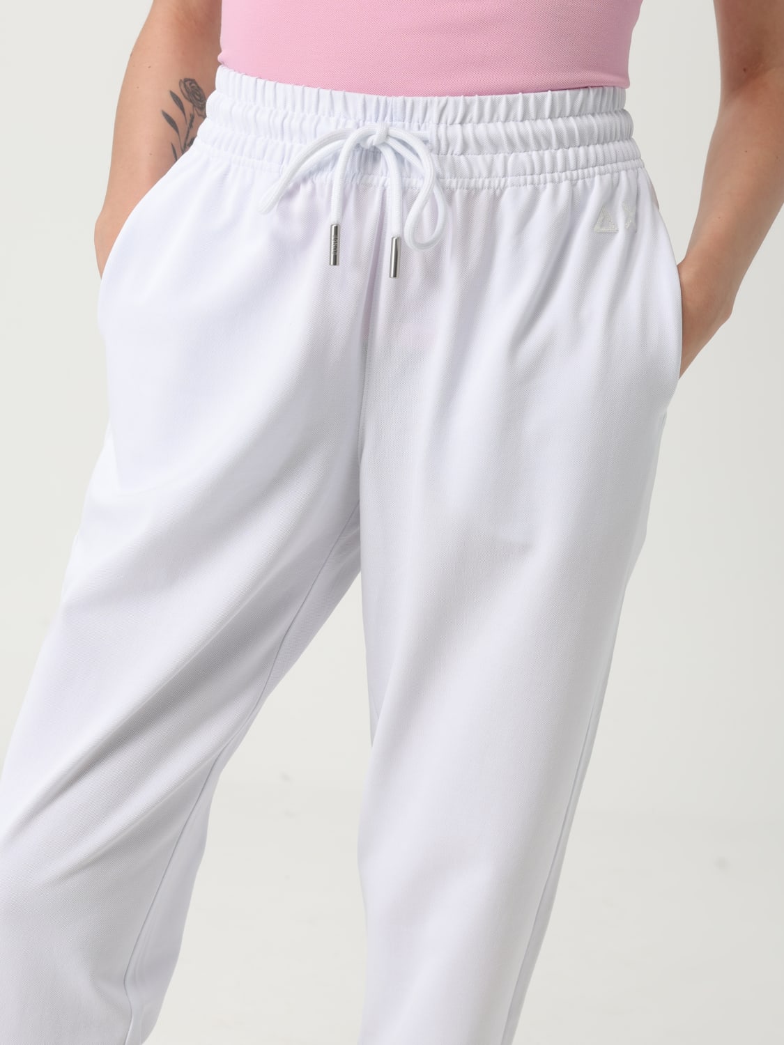 パンツ SUN68 Woman Pants White F35225 01 SUN68: Pants woman - White | SUN68 pants F35225 online at
