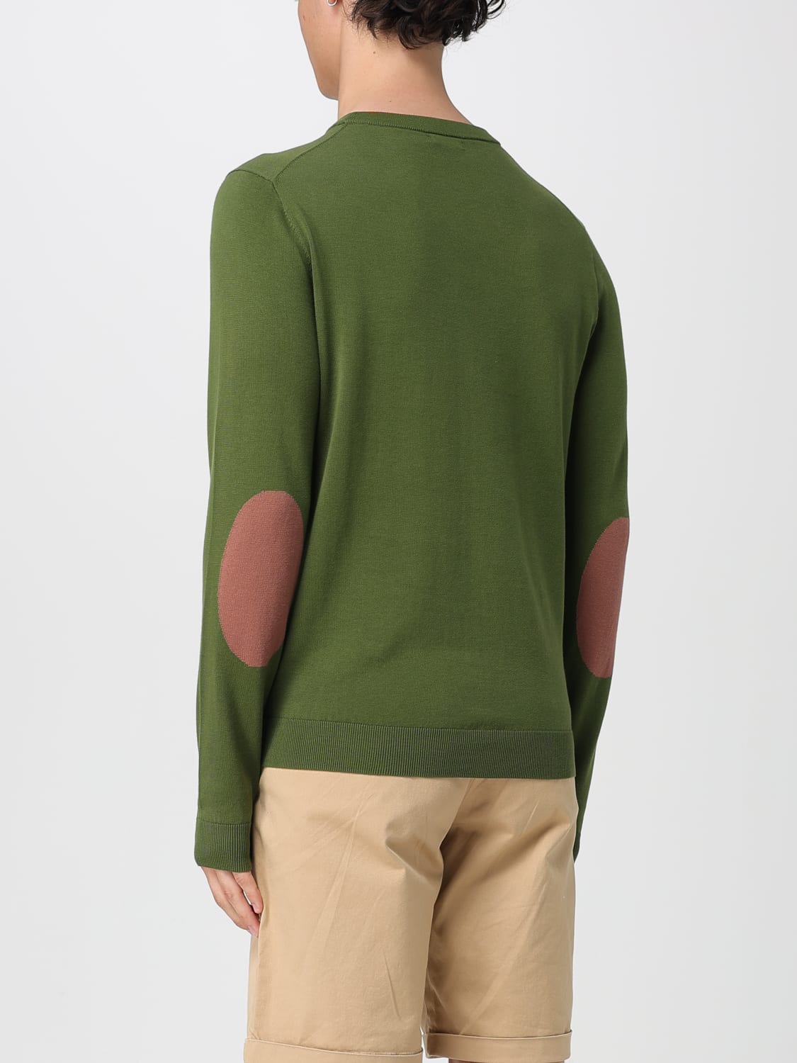 SUN68 MAGLIA: Maglia a girocollo SUN68 in cotone, Verde - Img 2