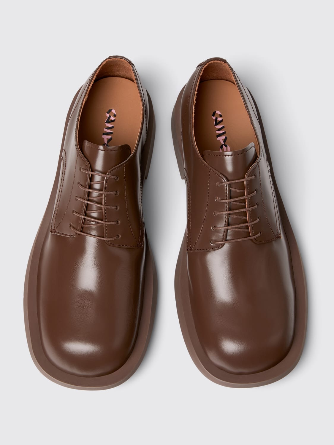 CAMPERLAB ZAPATOS DE CORDONES: Zapatos mujer CamperLab, Marrón - Img 4