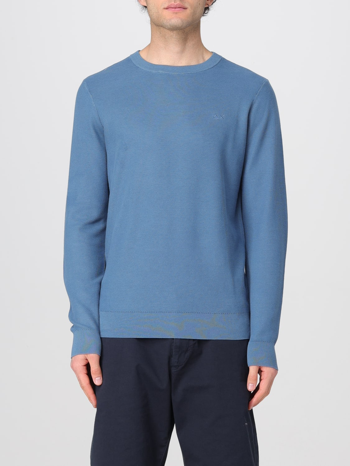 SUN68 SWEATER: Sweater men SUN68, Blue - Img 1