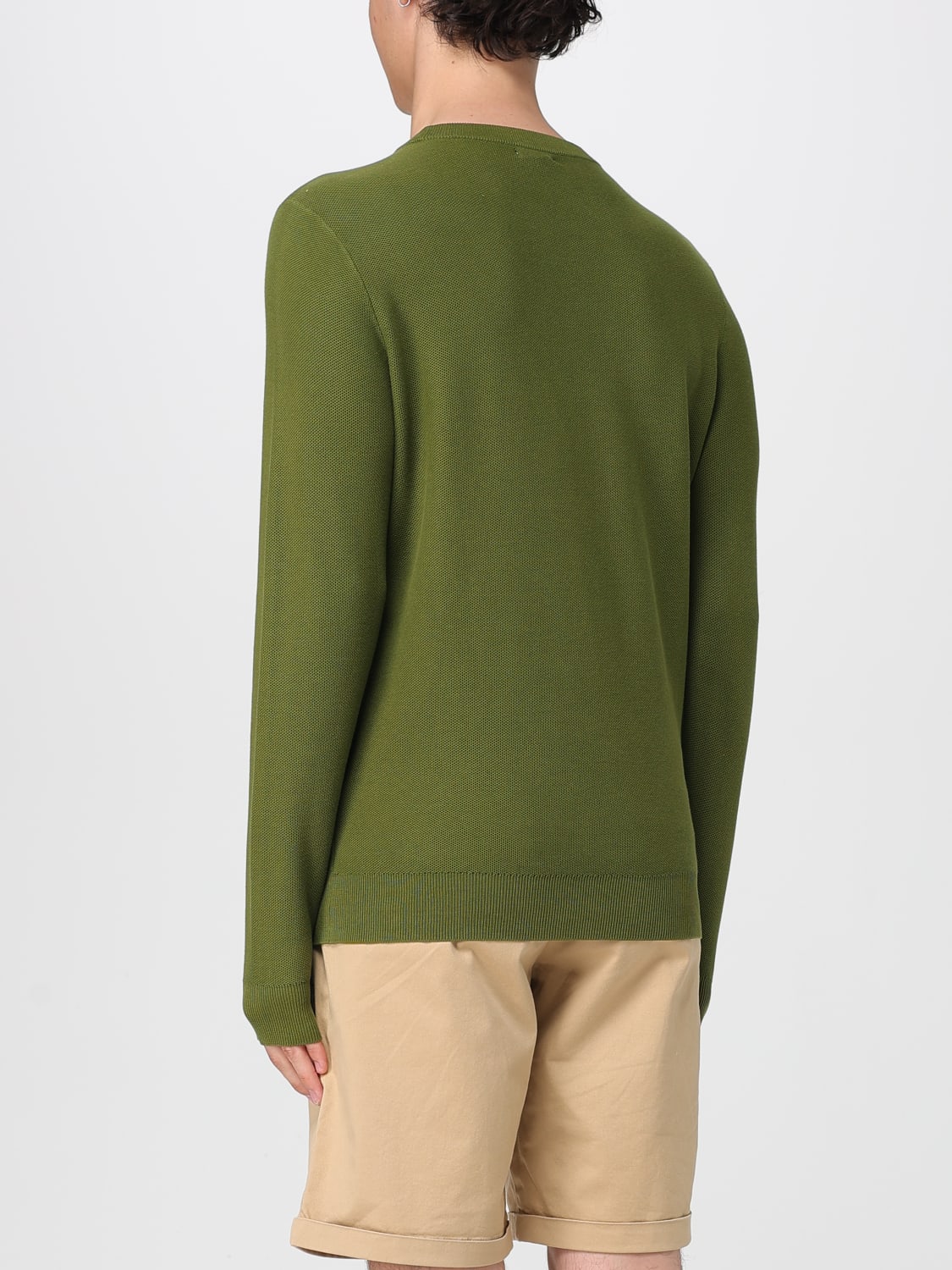 SUN68 MAGLIA: Maglia a girocollo basic SUN68, Verde - Img 2