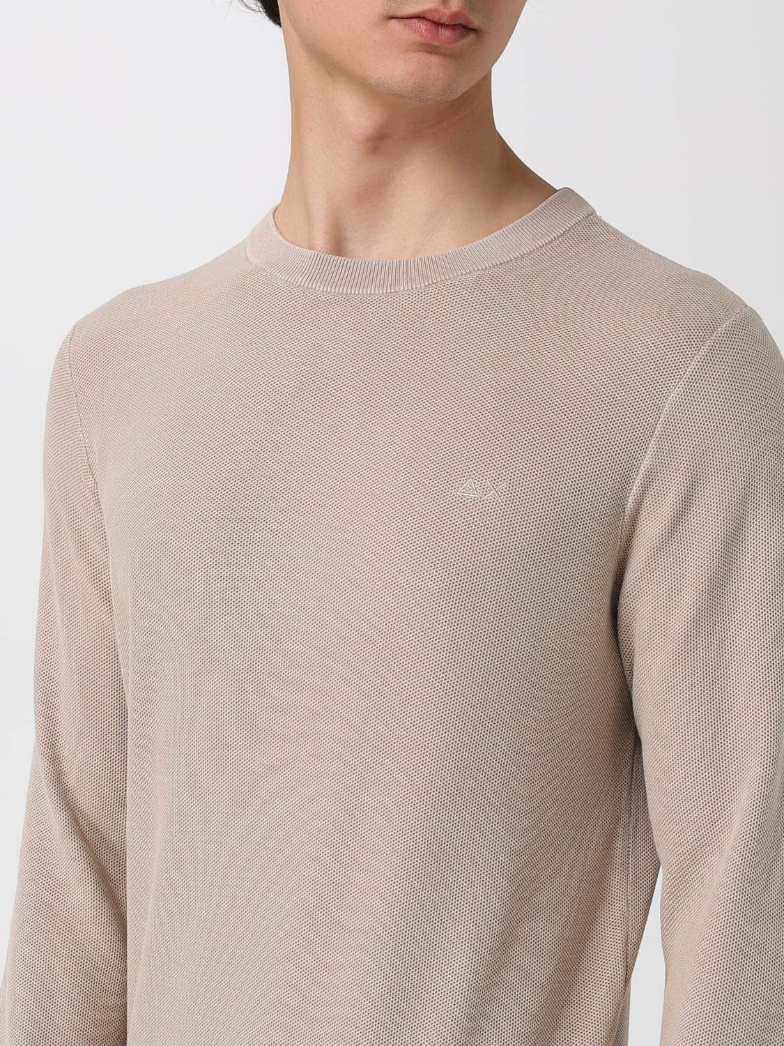 SUN68 MAGLIA: Maglia a girocollo basic SUN68, Grigio - Img 3