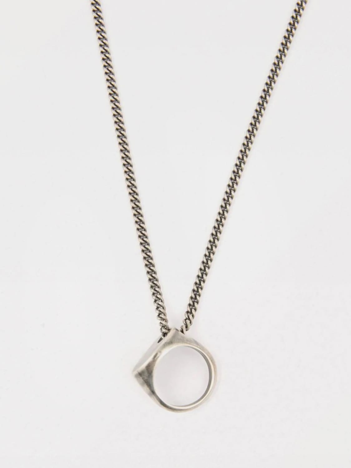 アーカイブネックレス シルバー ☆ MM6 Maison Margiela MM6 Maison Margiela ロゴ ネックレス | シルバートーン