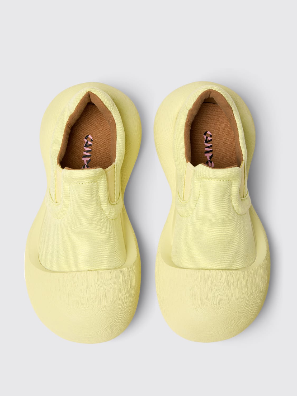 CAMPERLAB SNEAKERS: Sneakers Caramba CamperLab in lyocell TENCEL®, Giallo - Img 4