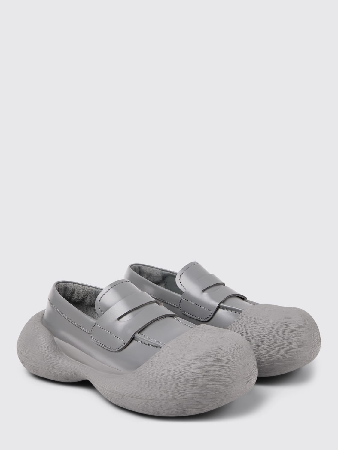 CAMPERLAB MOCASSINI: Mocassino Caramba CamperLab in pelle spazzolata ed EVA, Grigio - Img 2