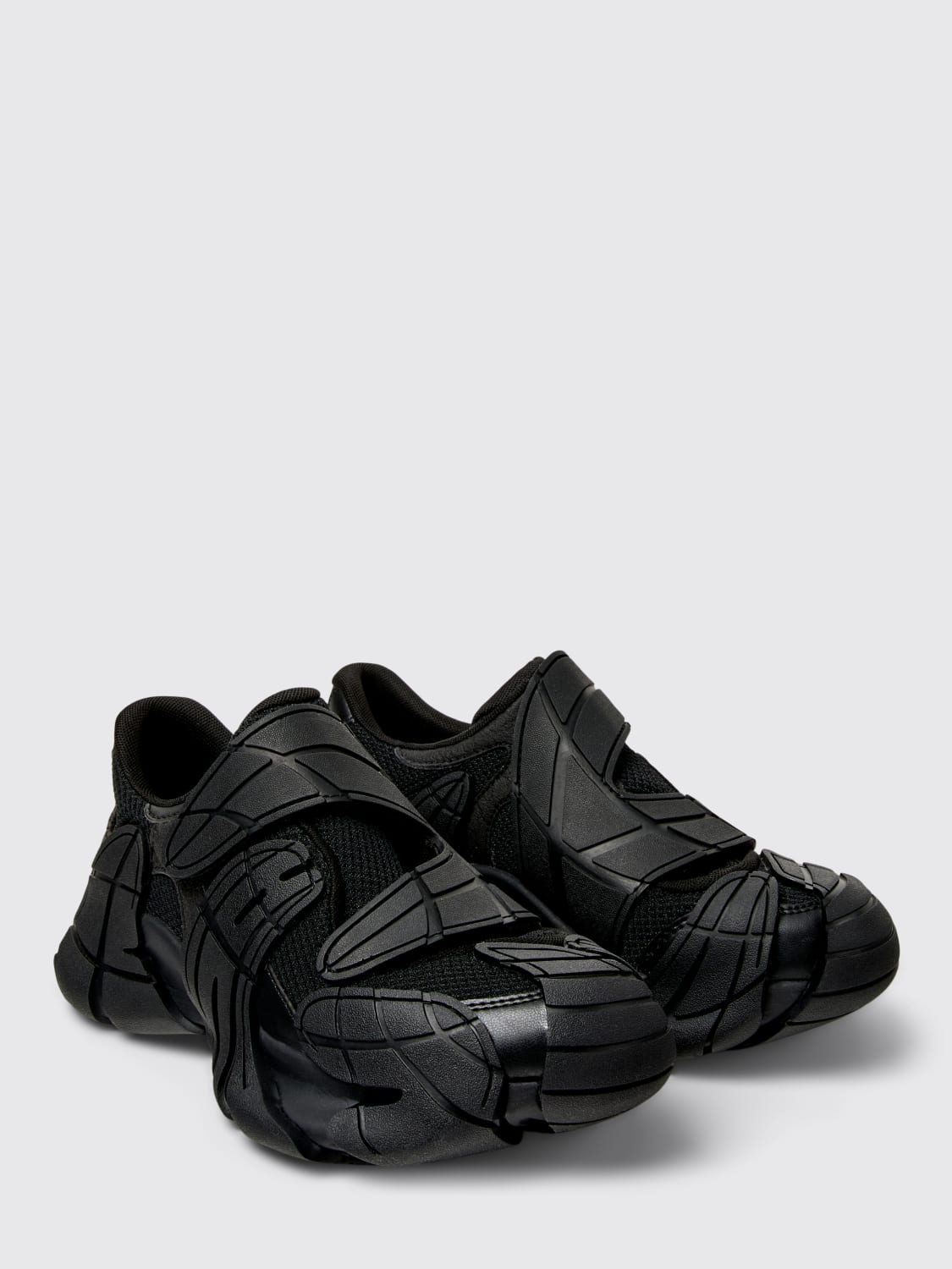 CamperLab Outlet: Sneakers Tormenta in mesh e gomma - Nero