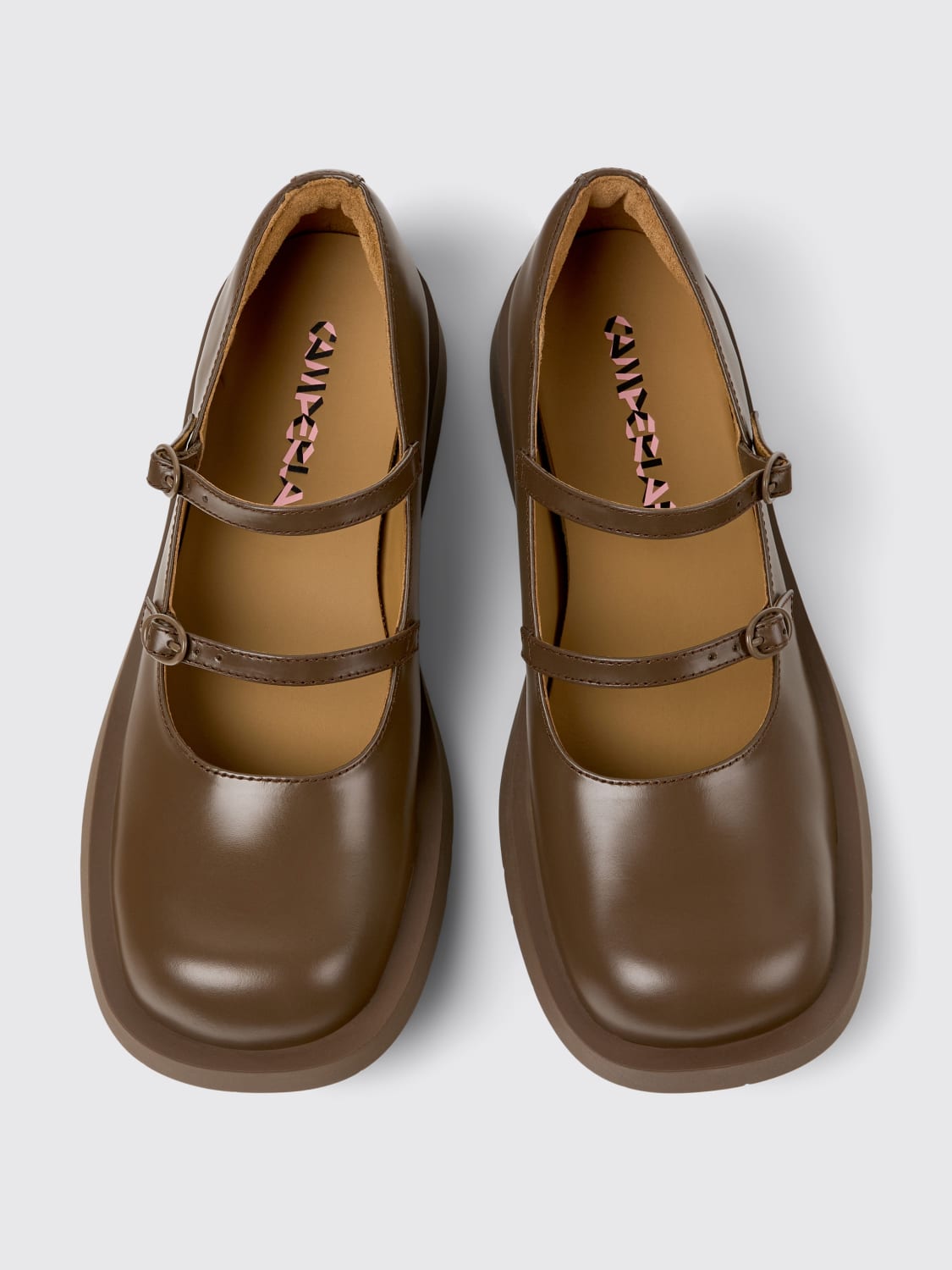 CAMPERLAB MANOLETINAS: Zapatos mujer CamperLab, Marrón - Img 4