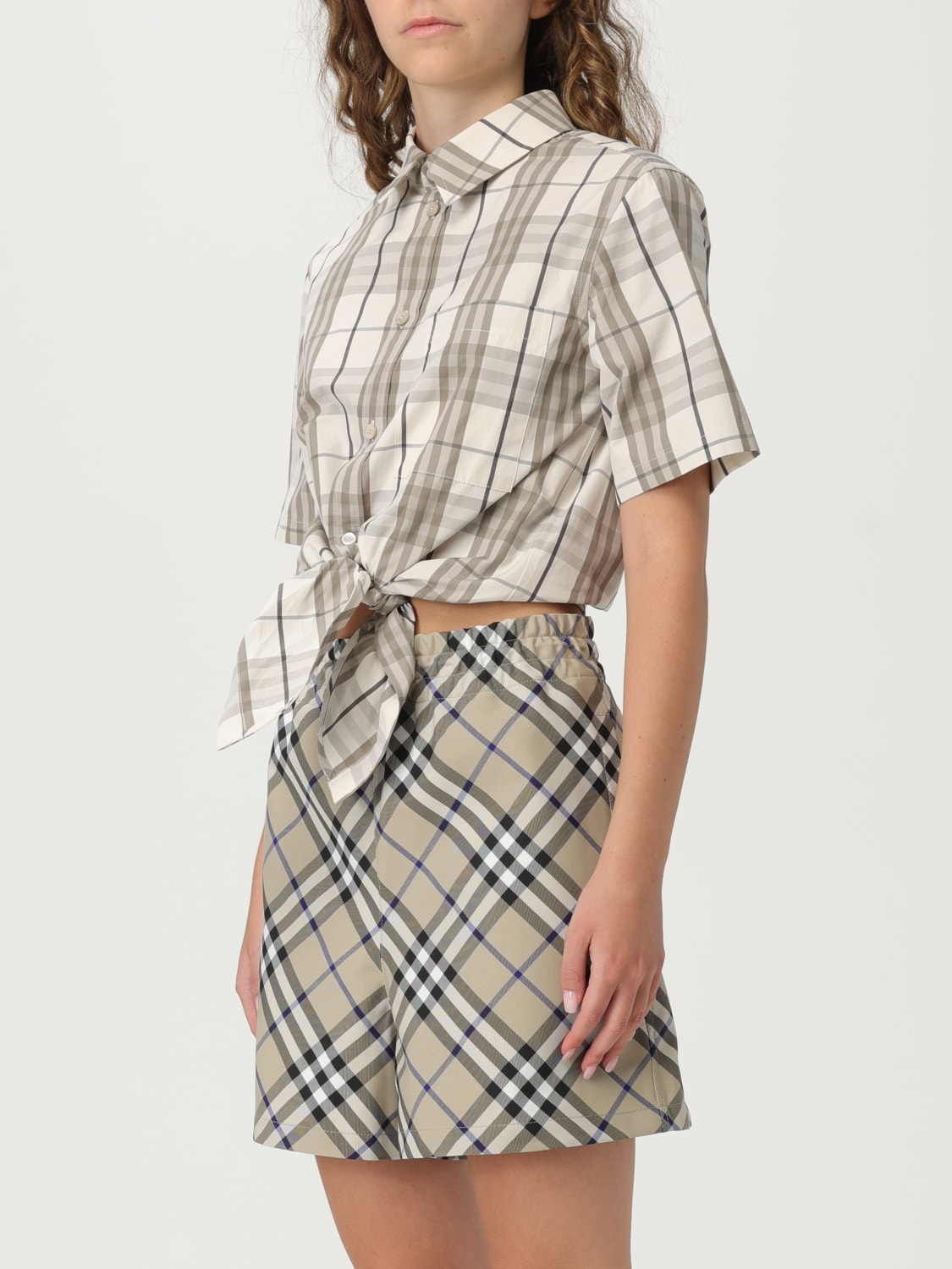 BURBERRY SHIRT: T-shirt woman Burberry, Beige - Img 4