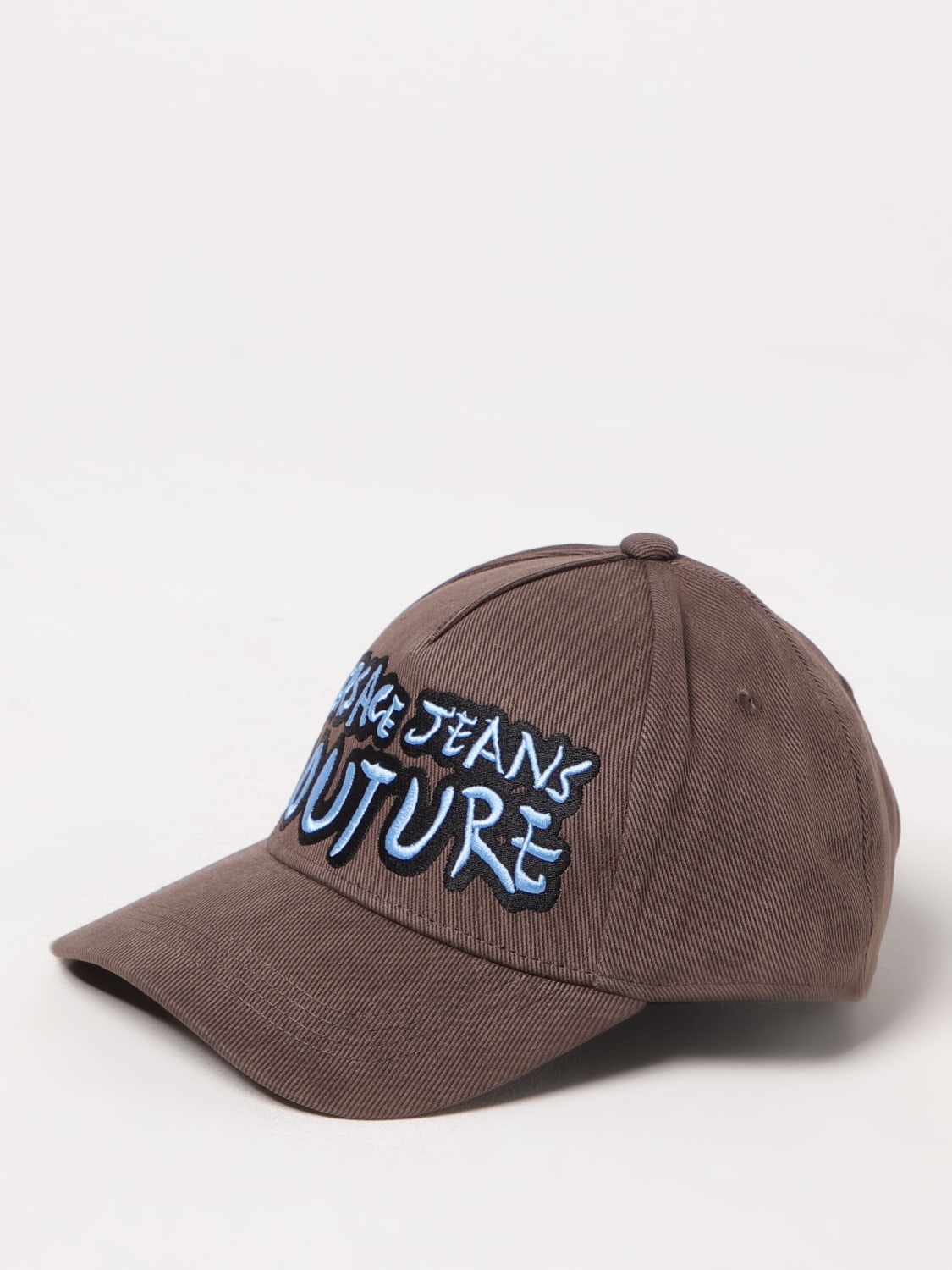 VERSACE JEANS COUTURE HAT: Hat men Versace Jeans Couture, Brown - Img 1