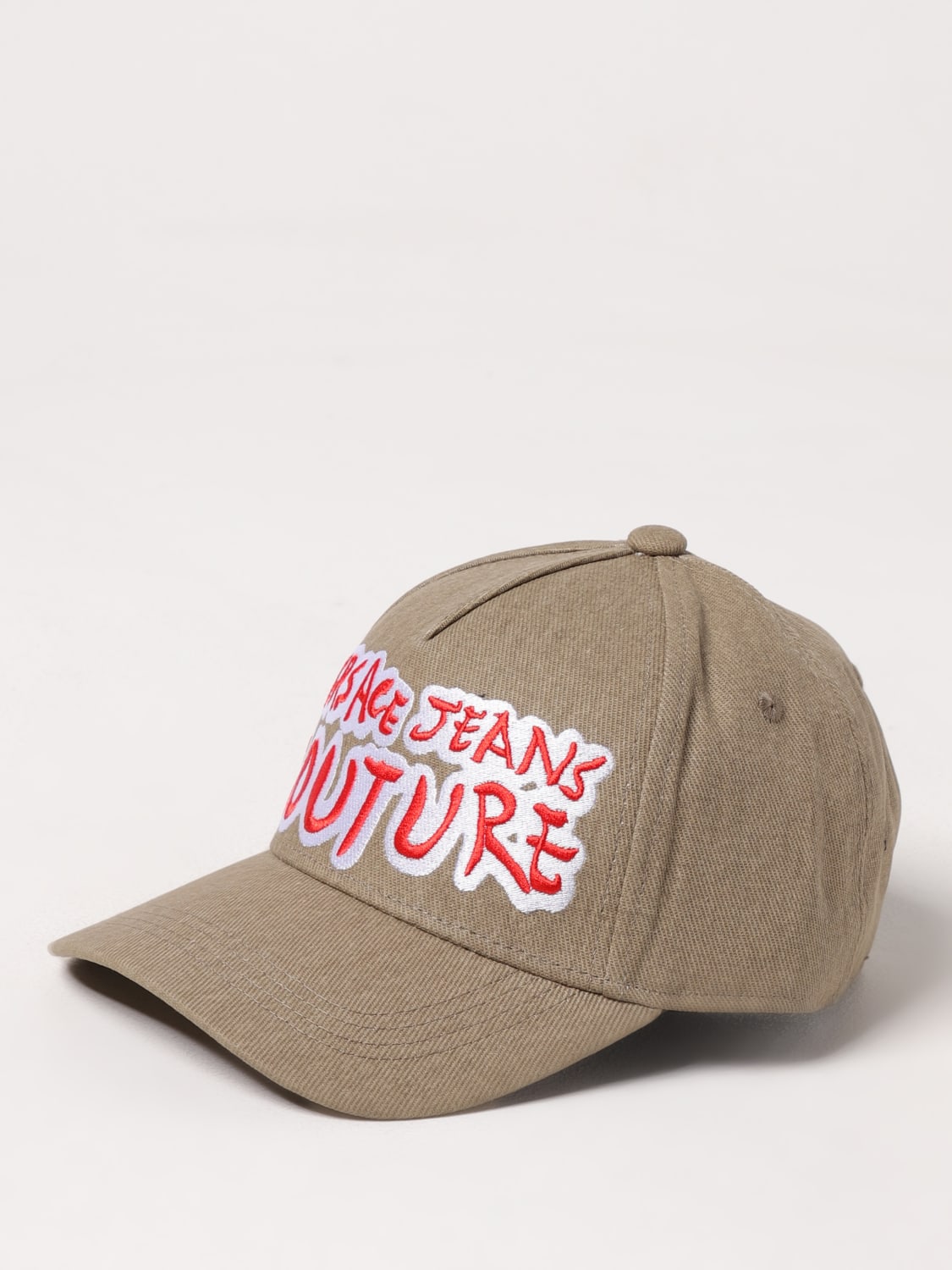 VERSACE JEANS COUTURE GORRO: Gorro hombre Versace Jeans Couture, Safari - Img 1
